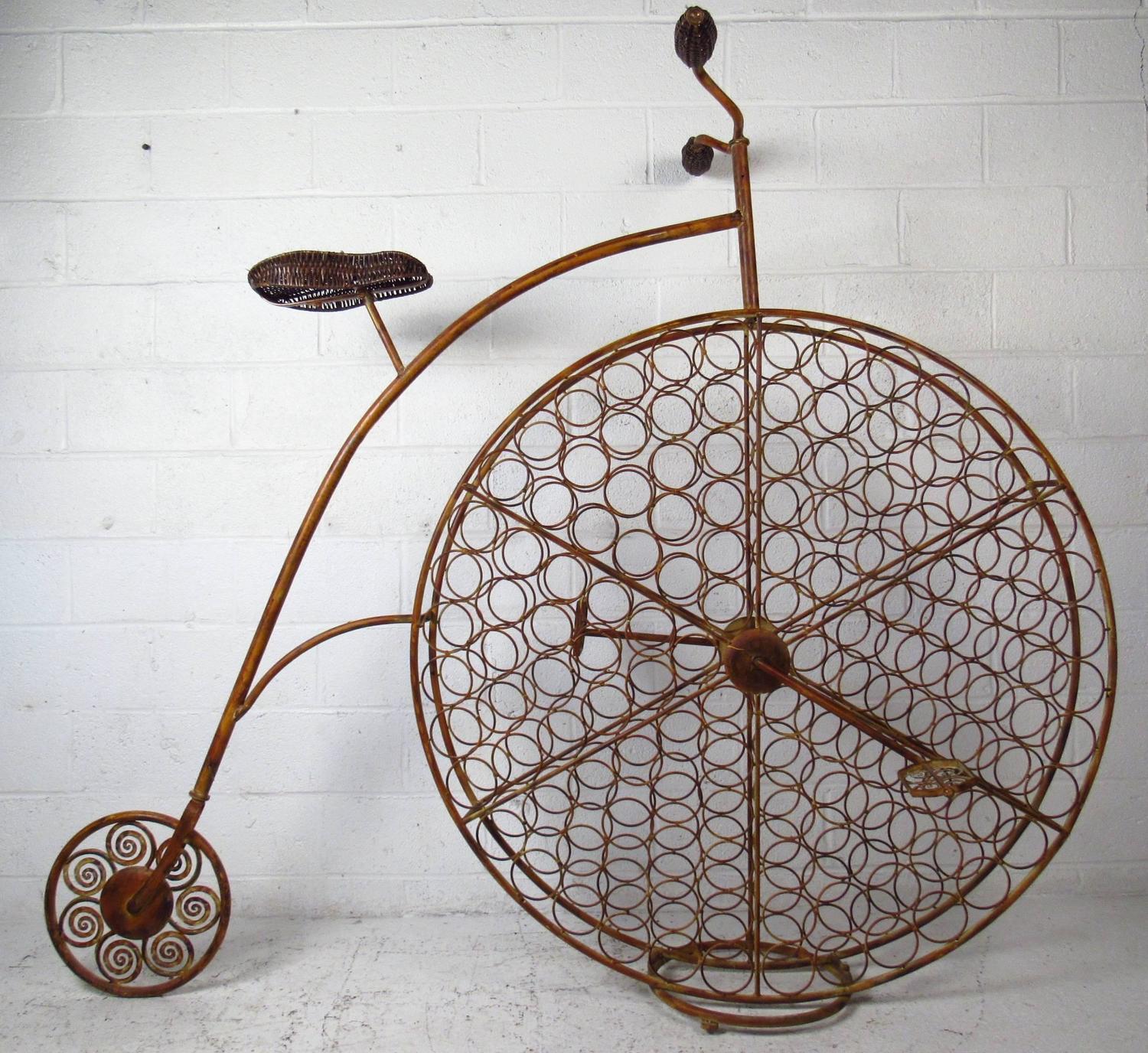 Bicycle Wine Rack For Sale at 1stdibs