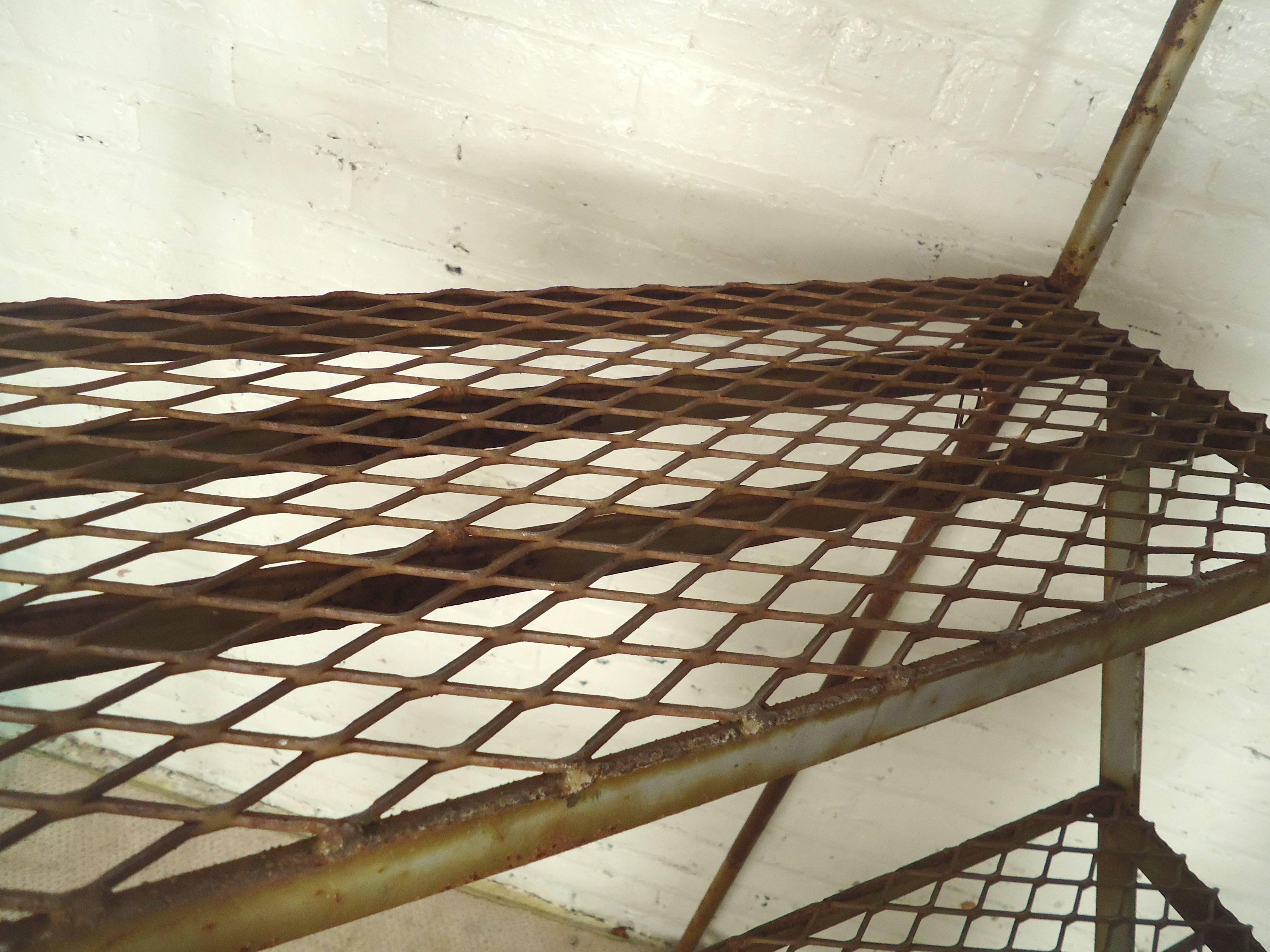 Vintage Industrial Step Ladder 1
