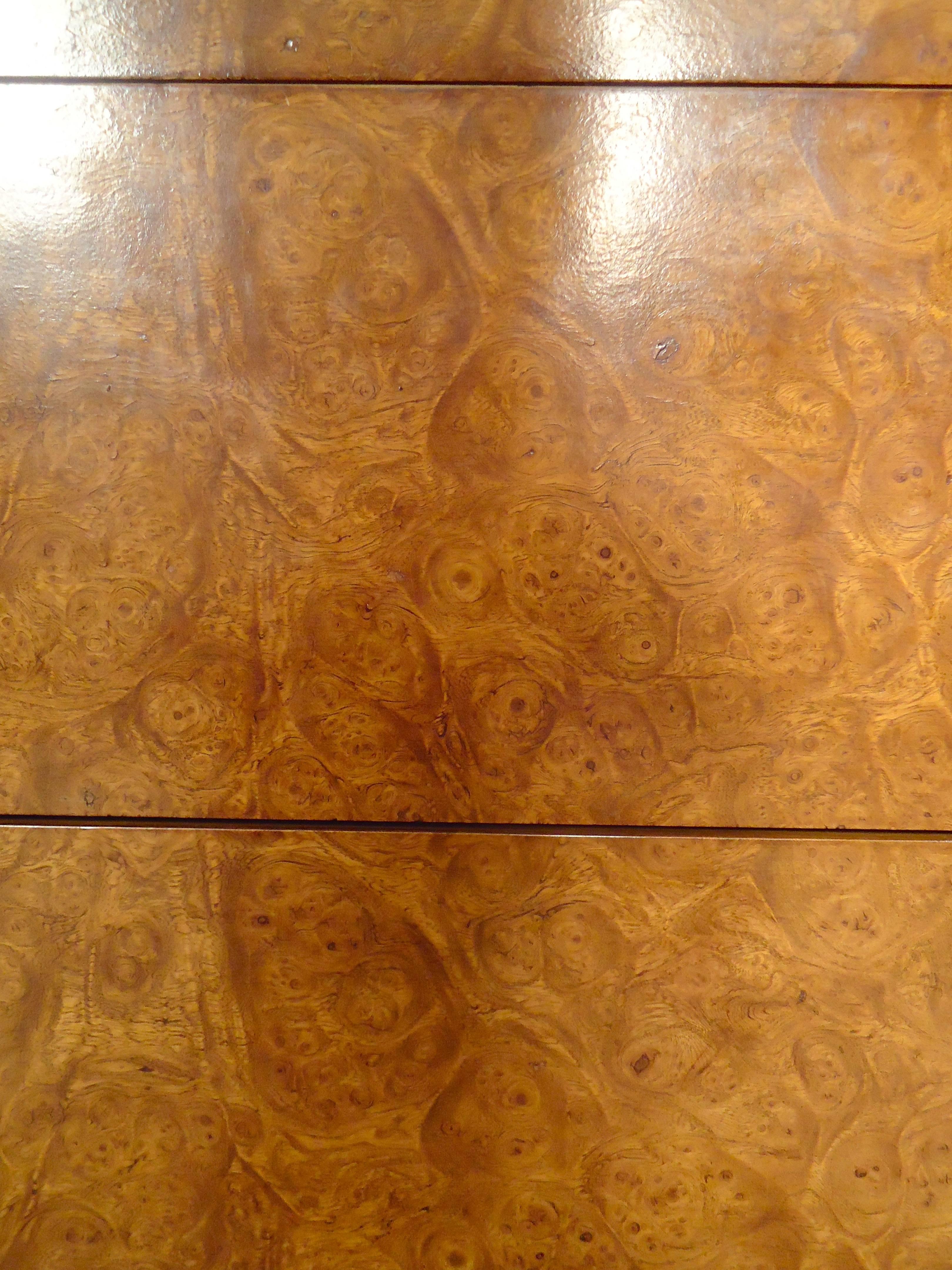 Gorgeous Burl Wood Dresser 1