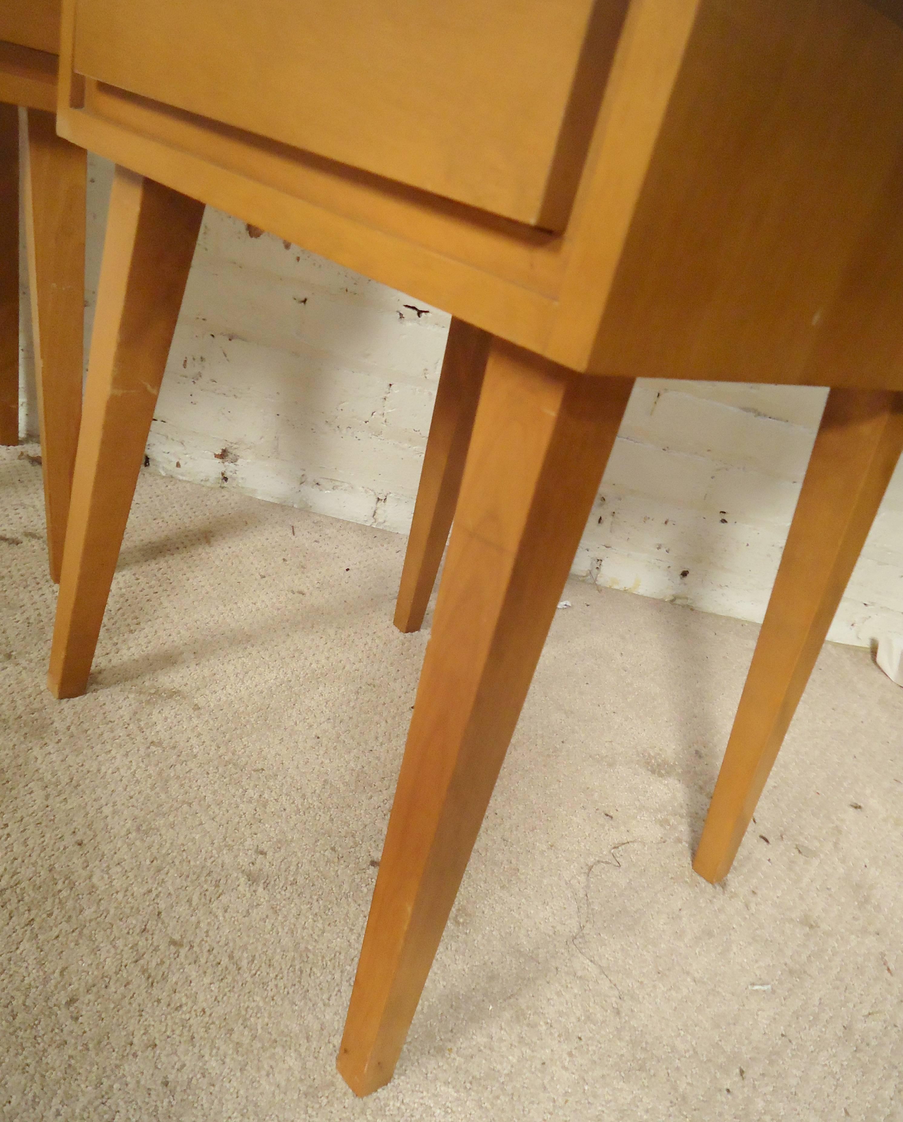 Mid-Century Modern Russel Wright Designed Side Tables