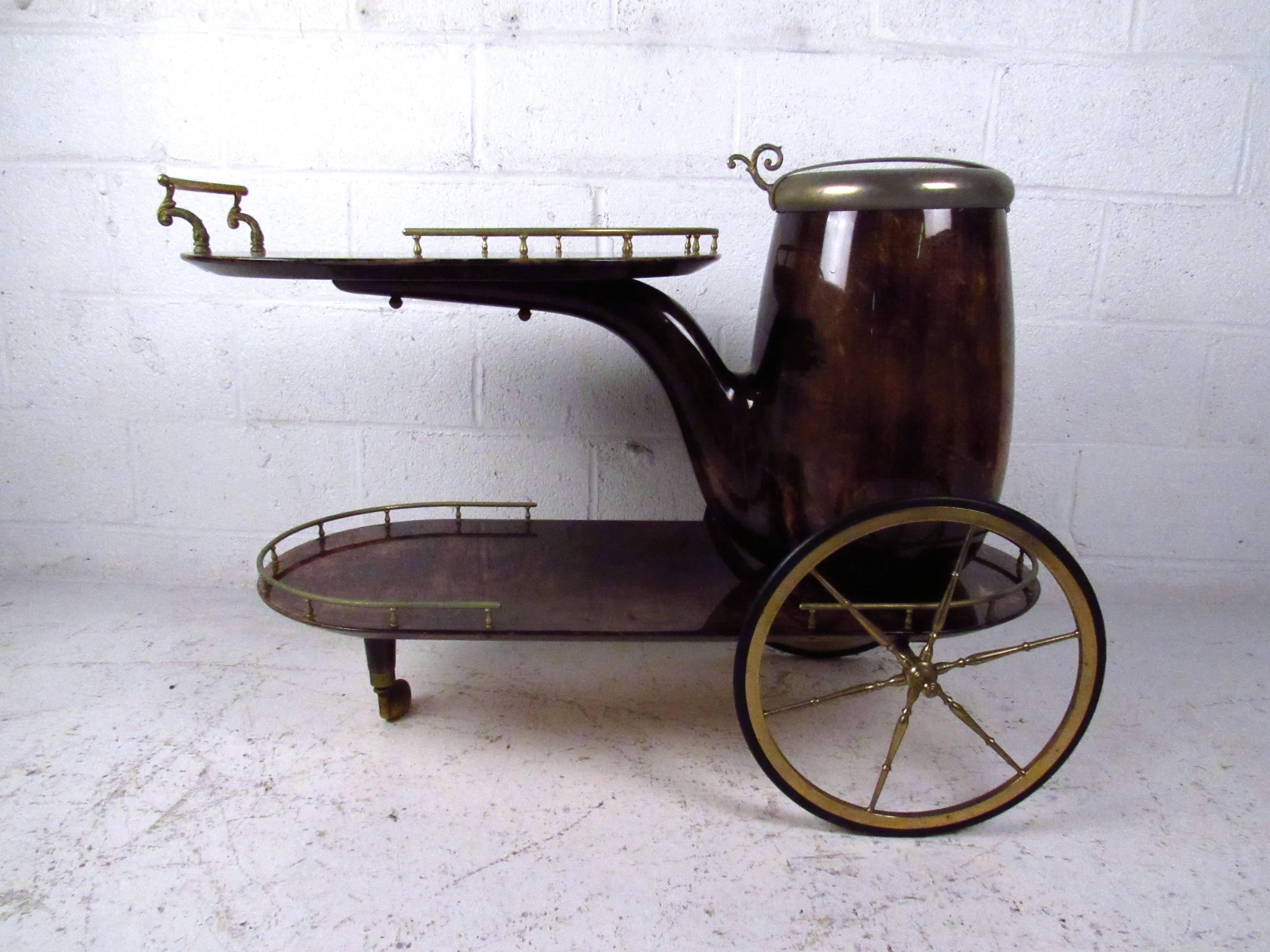 aldo tura bar cart