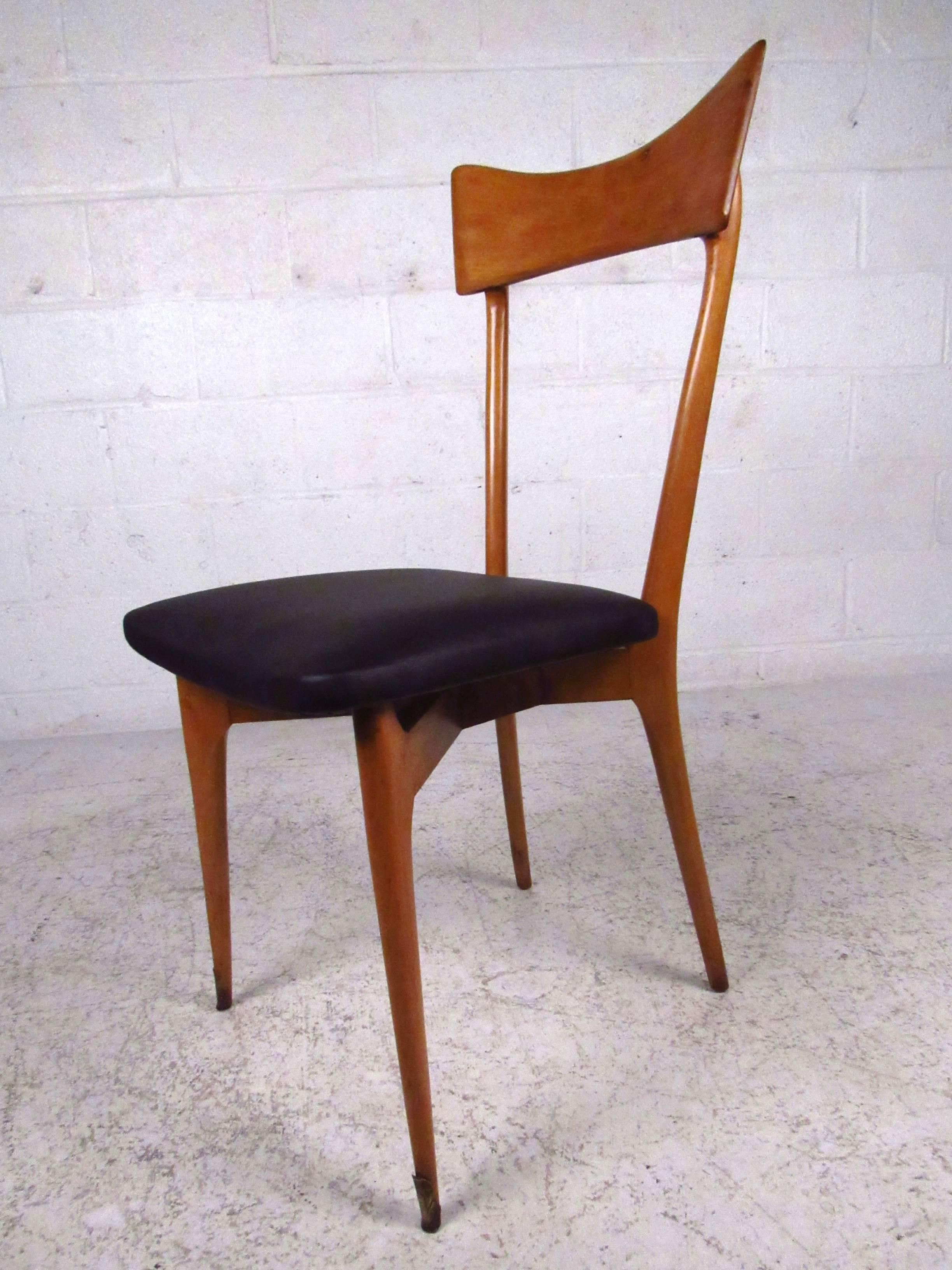Mid-20th Century Italian Modern Dining Chairs by Ico Parisi