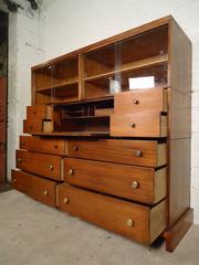 Mid-Century Modern Stack Dresser W/ Desk by Widdcomb