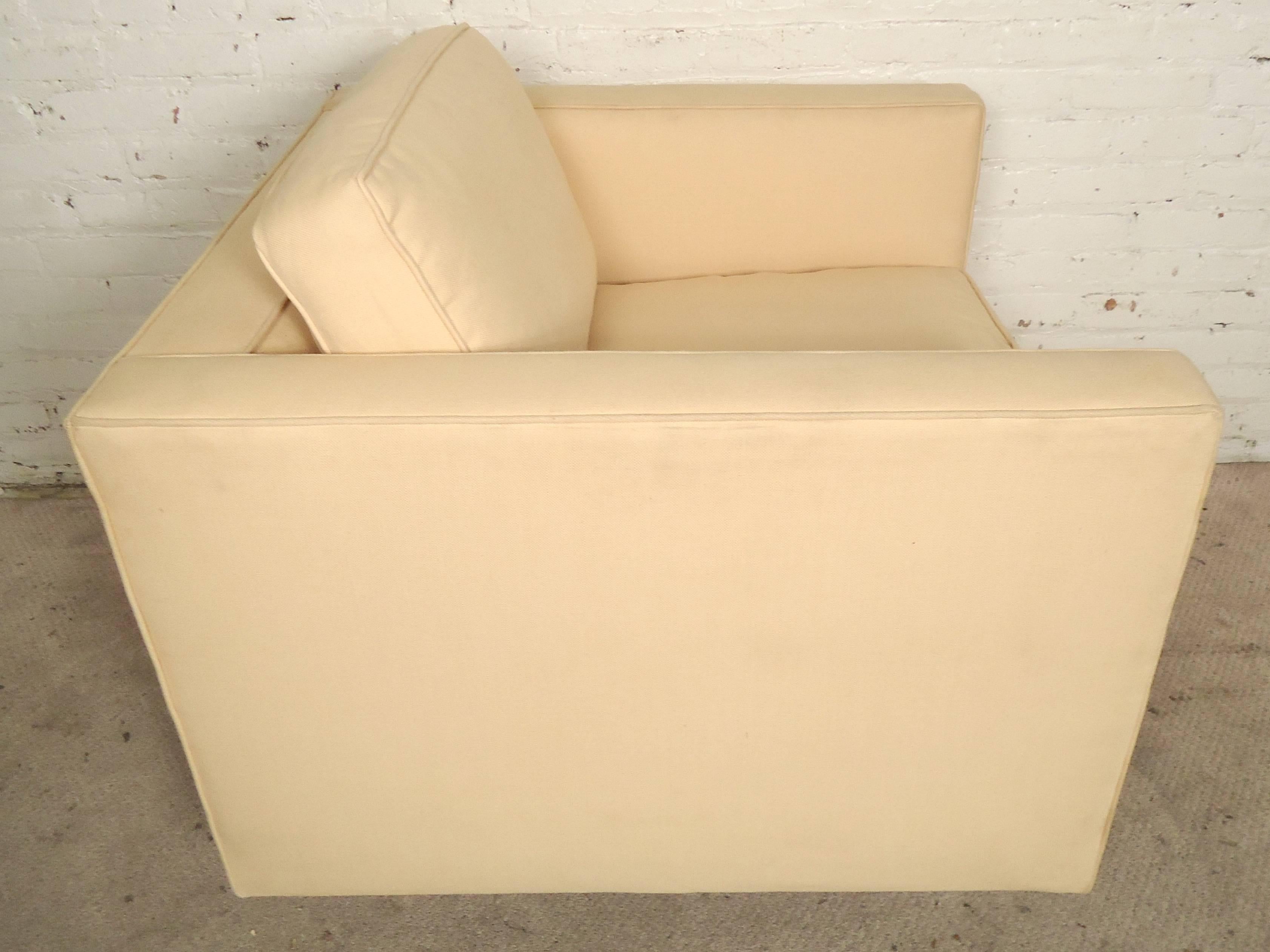 Fabric Large Armchair by Dunbar For Sale