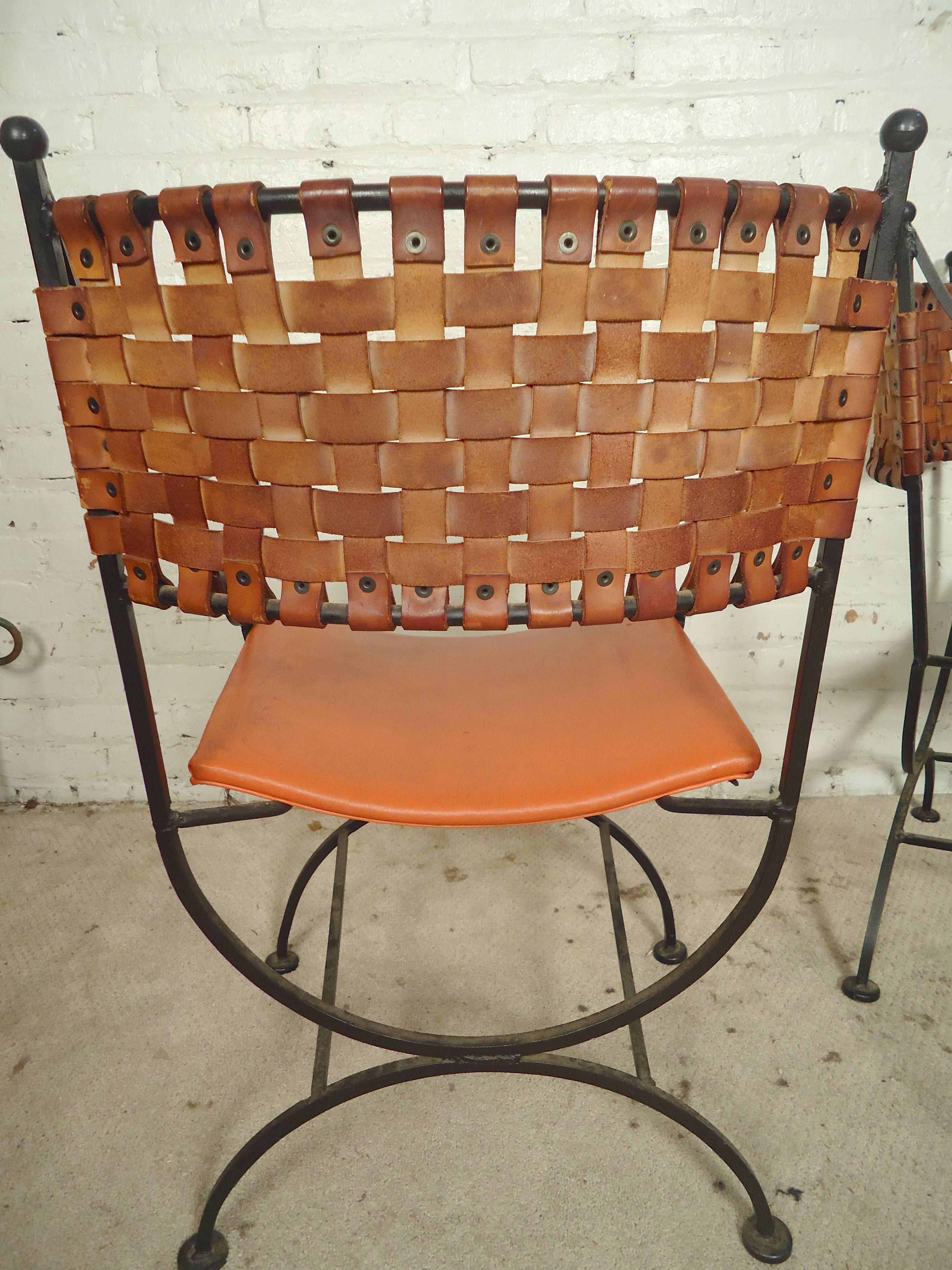 Beautiful Iron Chairs by Shaver-Howard In Good Condition In Brooklyn, NY
