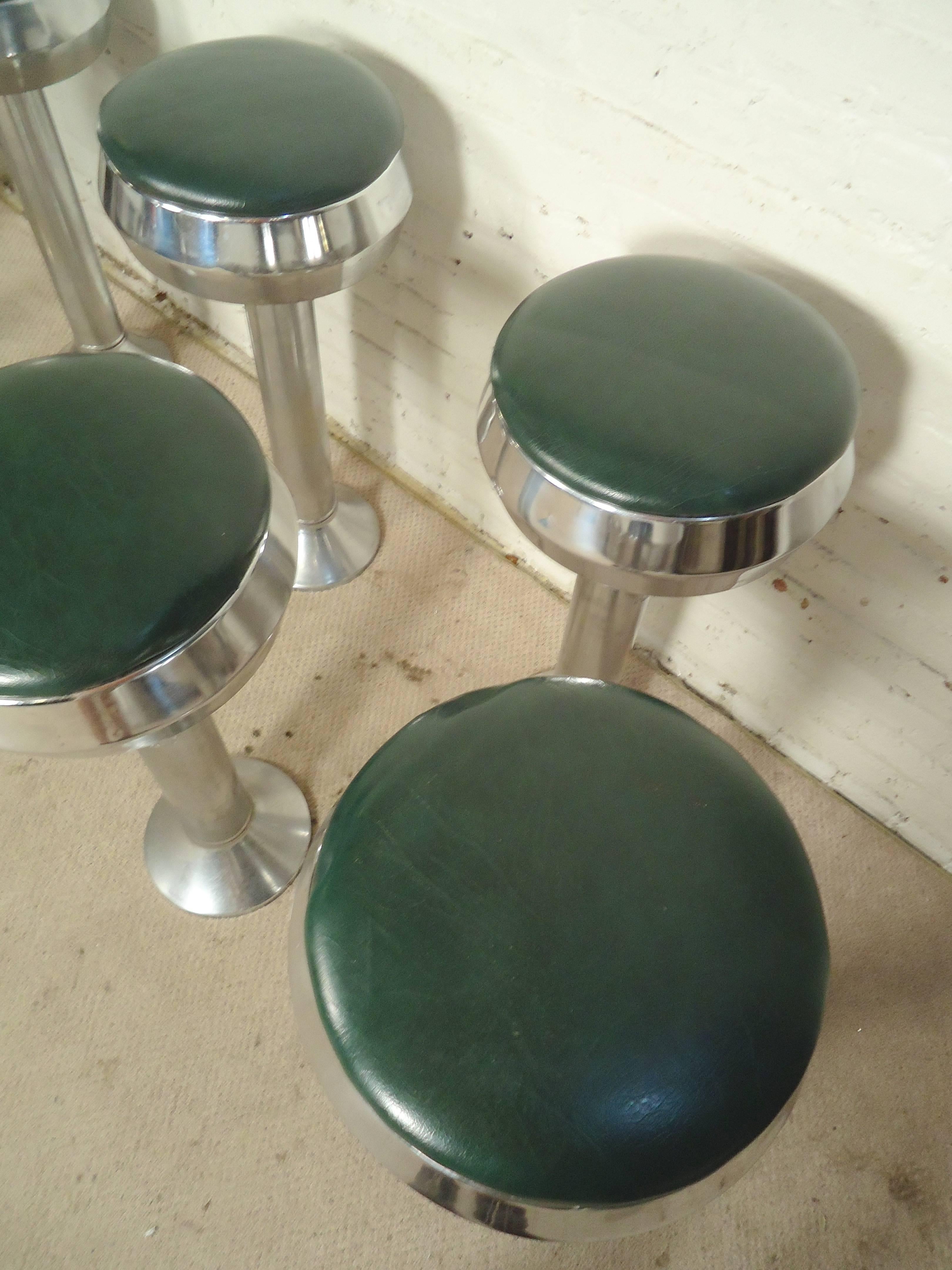 1950s Vintage Parlor Stool In Good Condition In Brooklyn, NY