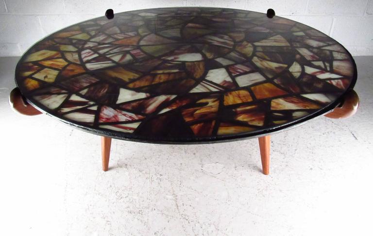 stained glass tables
