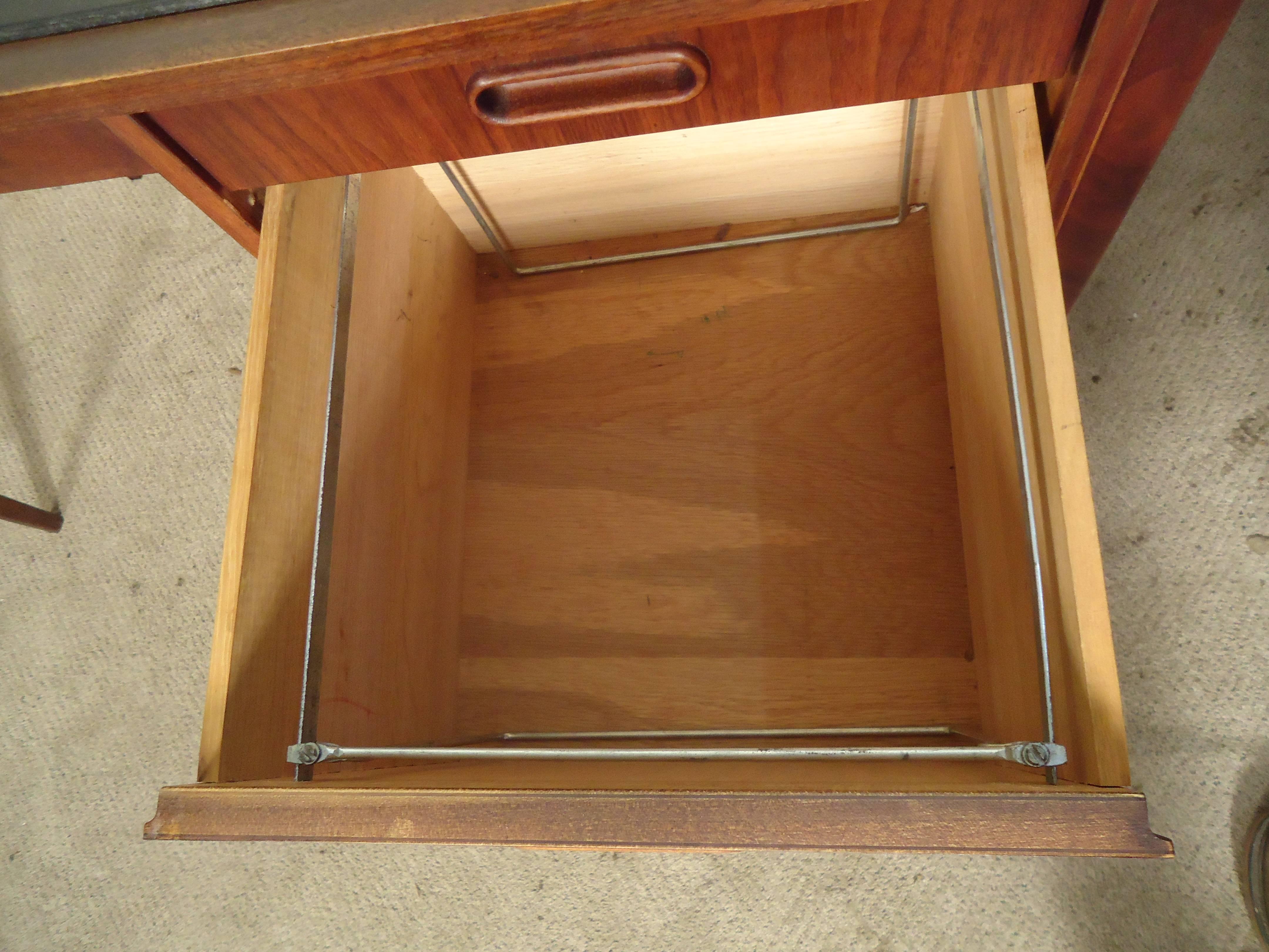 Danish Slate Top Desk 2