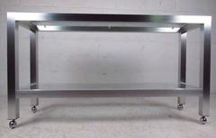 Sleek Console Table on Casters
