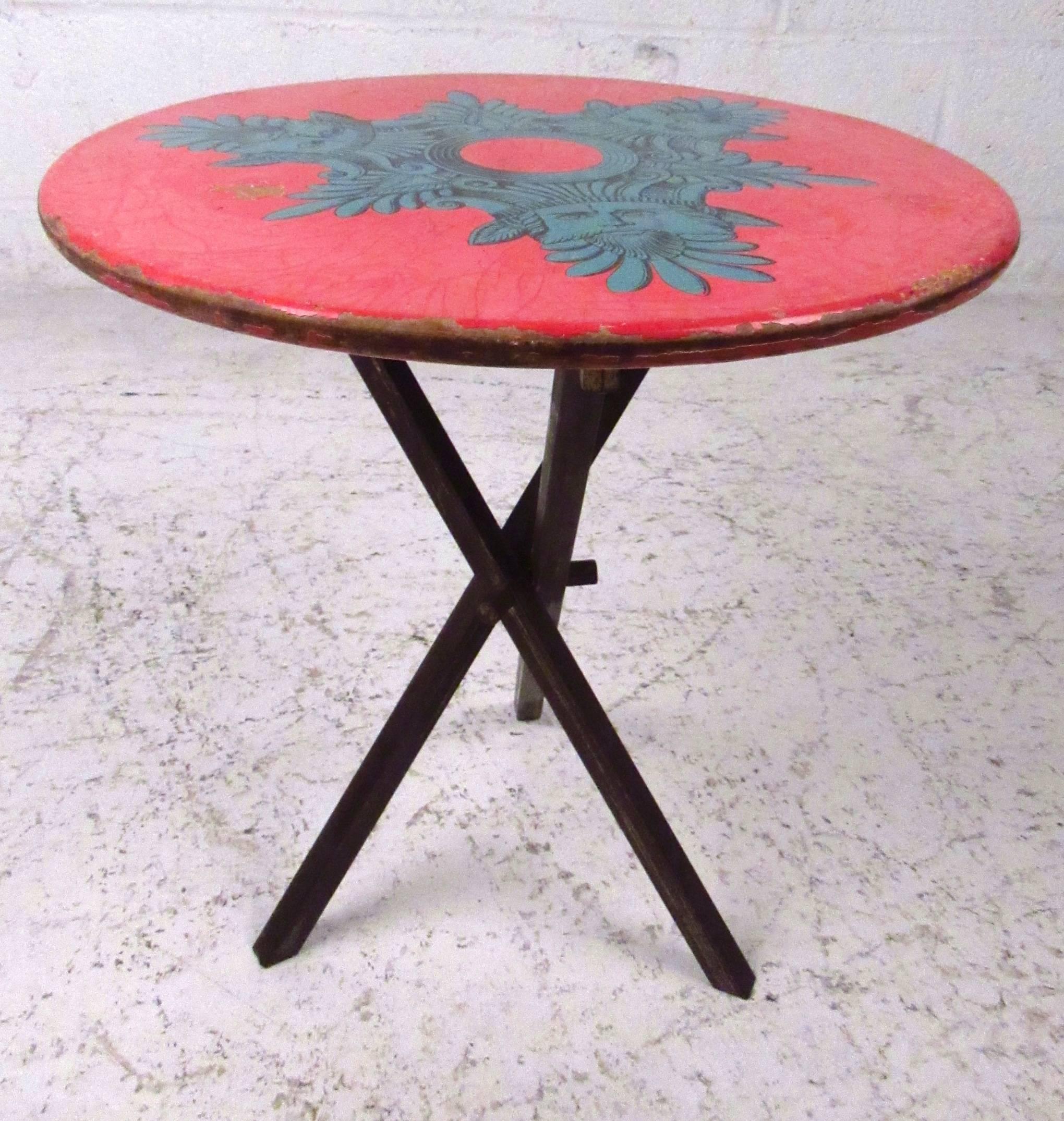 Mid-Century Modern Exceptional Table by Piero Fornasetti For Sale