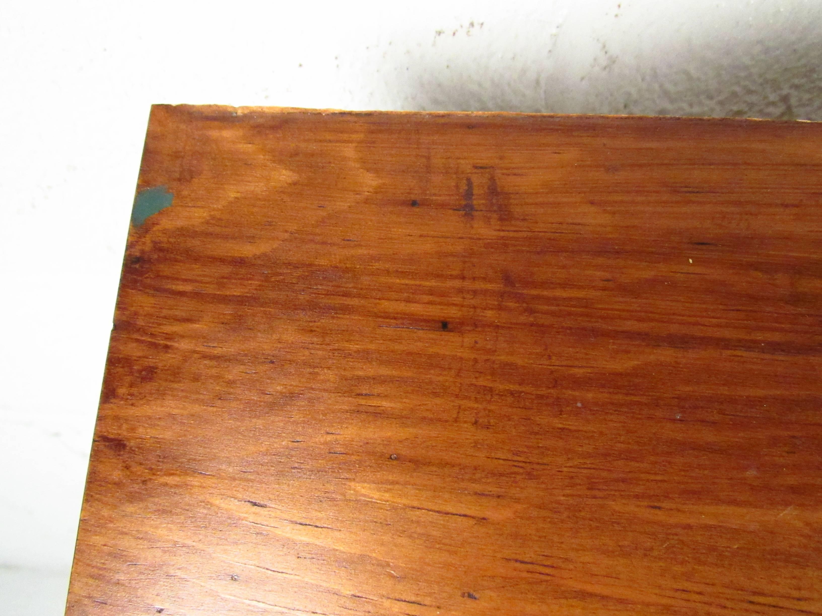 20th Century Vintage American Oak Adjustable Drafting Table