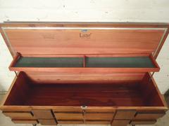 Rare Brutalist Cedar Chest by Lane