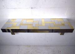 Paul Evans Patchwork Cityscape Wall Console for Directional