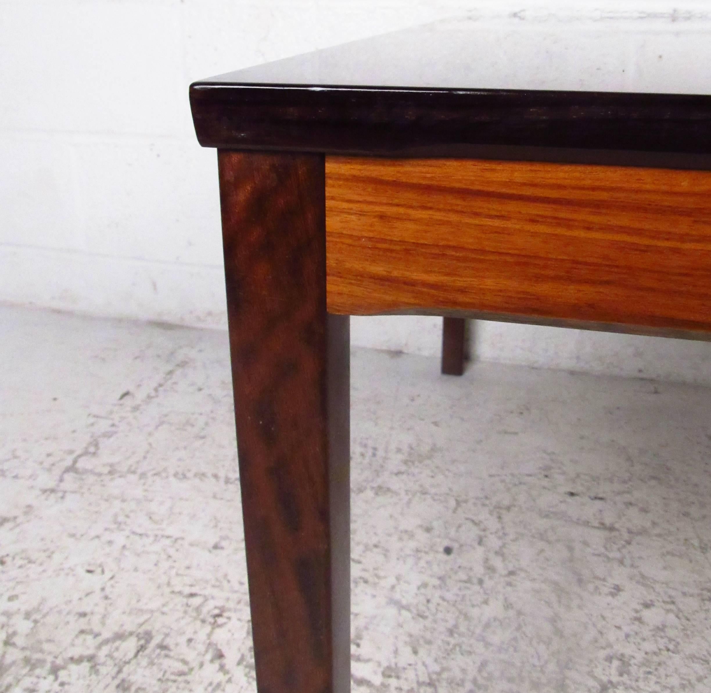 Mid-Century Modern Bruksbo Rosewood Coffee Table by Haug Snekkeri For Sale