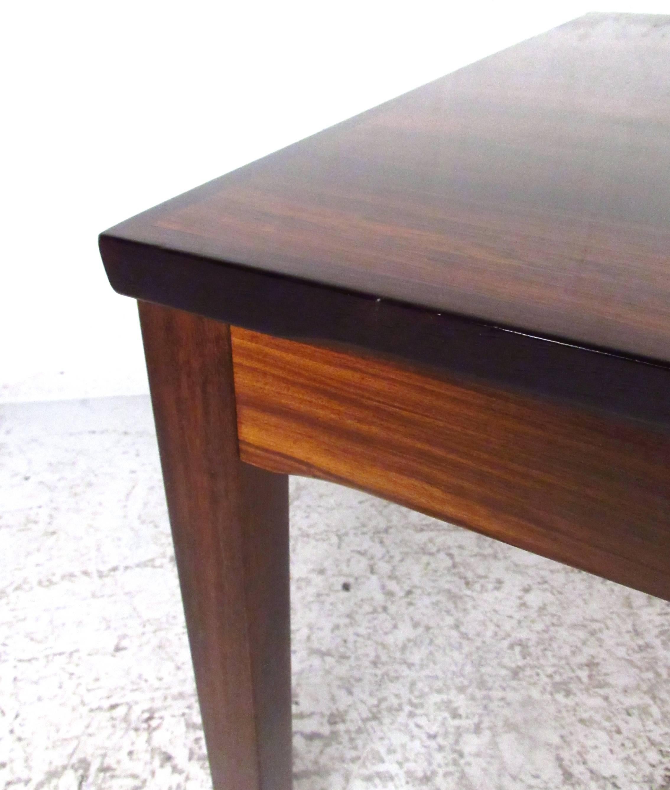 Norwegian Bruksbo Rosewood Coffee Table by Haug Snekkeri For Sale