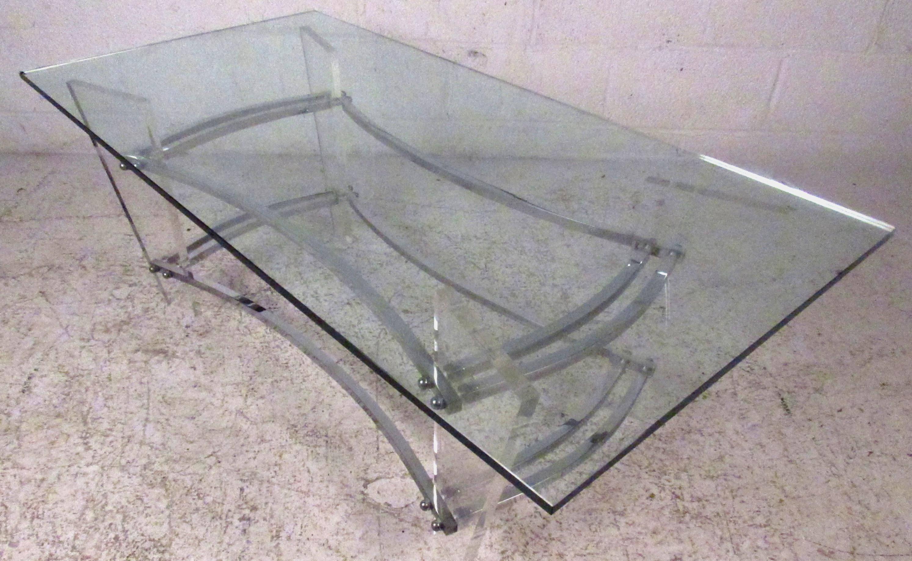 Late 20th Century Mid-Century Lucite Cocktail Table after Charles Hollis Jones