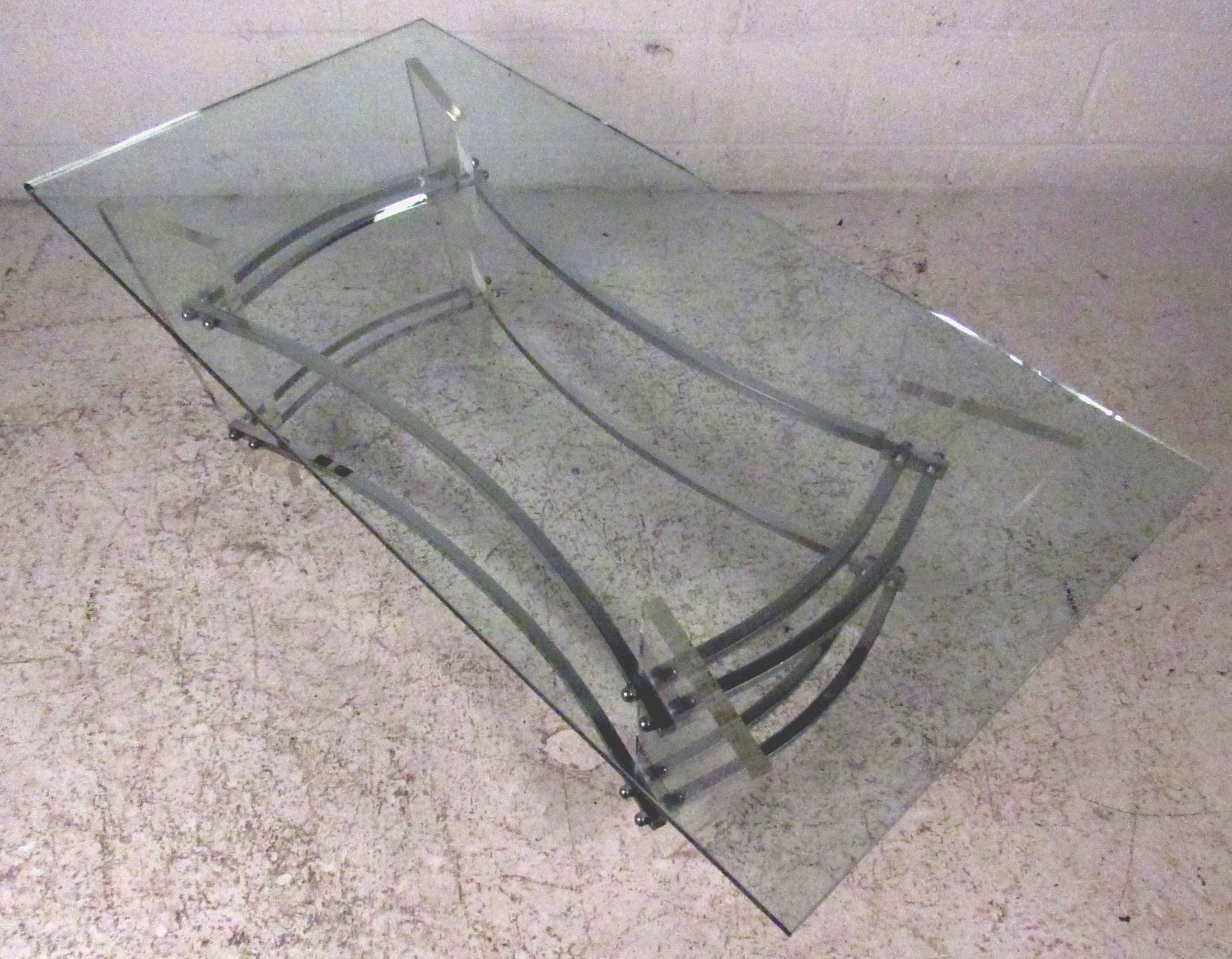 Mid-Century Lucite Cocktail Table after Charles Hollis Jones 3