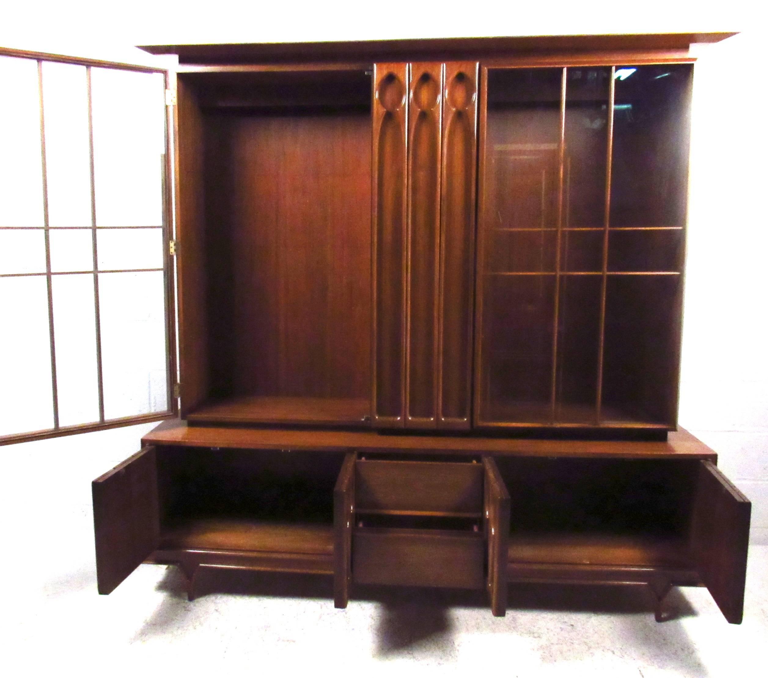 Mid-Century Modern Midcentury Sideboard or China Cabinet