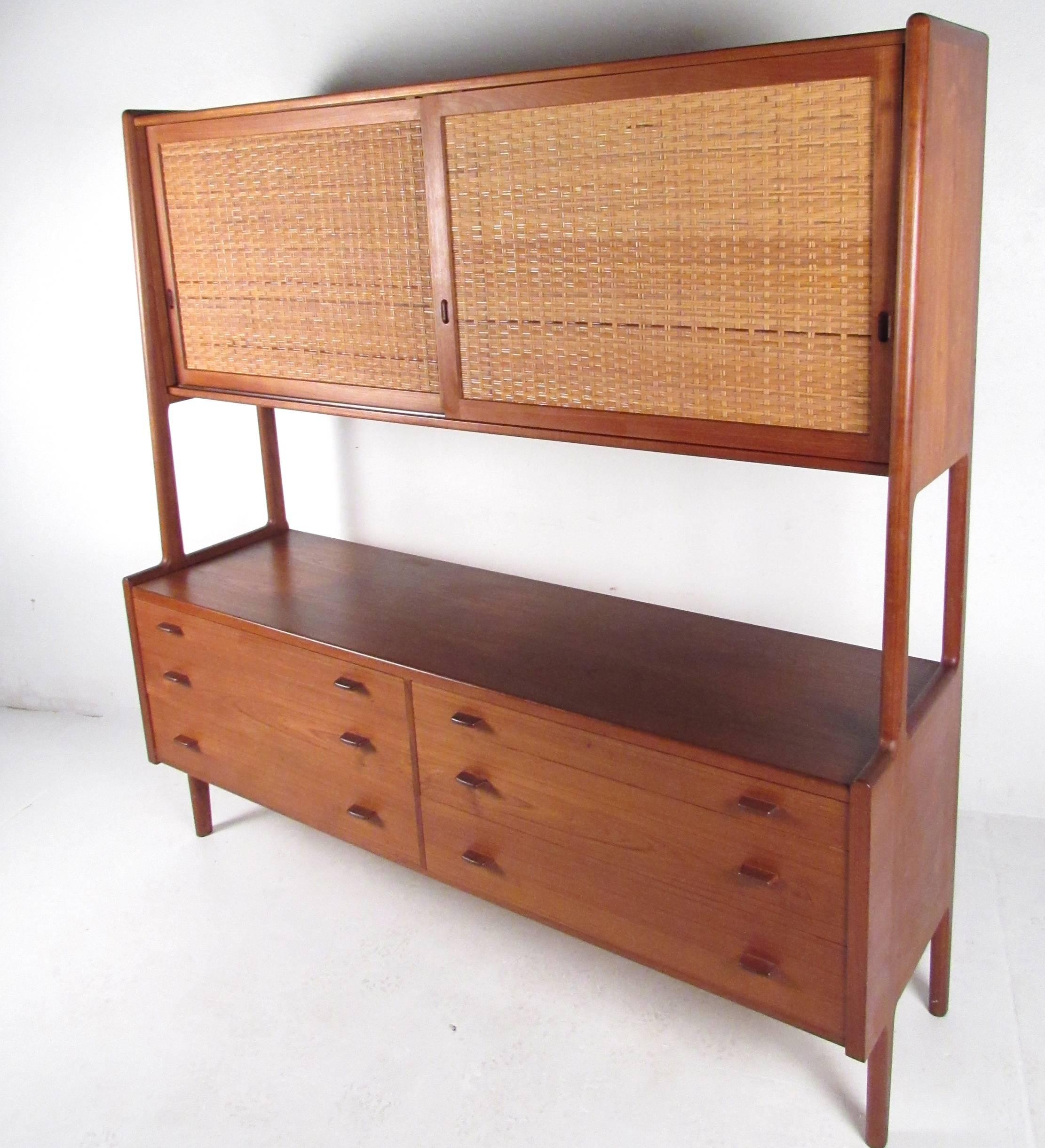 Hans Wegner Teak Sideboard Credenza for Ry Mobler In Good Condition In Brooklyn, NY