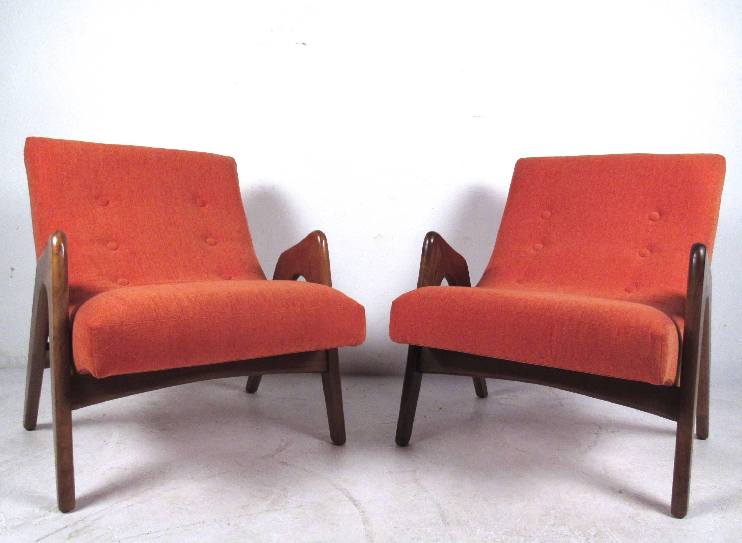 Mid-Century Modern Adrian Pearsall Lounge Chairs In Good Condition In Brooklyn, NY