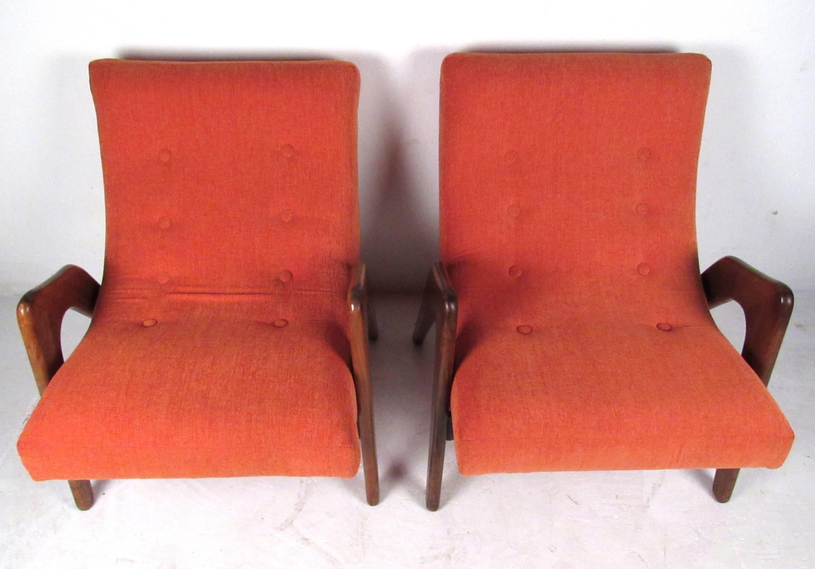 Mid-Century Modern Adrian Pearsall Lounge Chairs 1