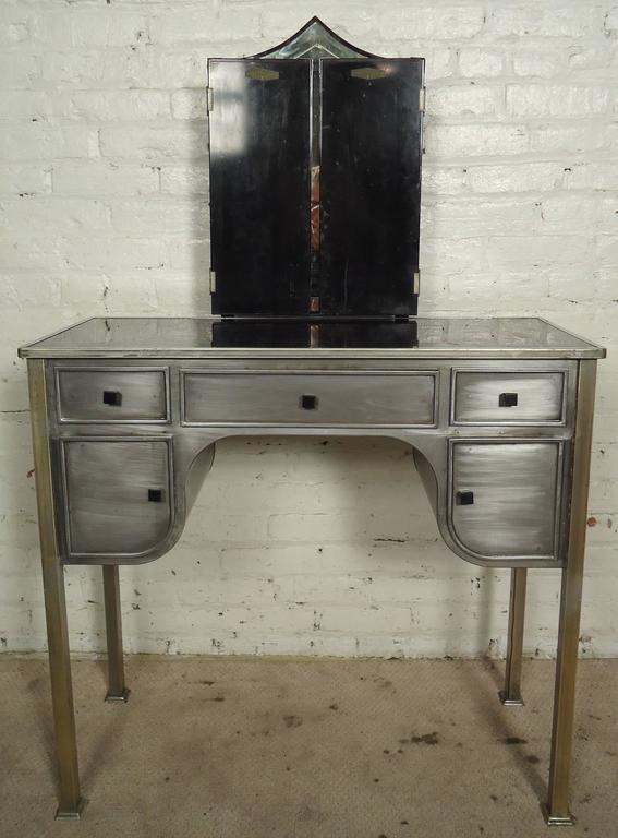 Midcentury Style Vanity Desk And Bench By United At 1stdibs Mid Century Modern Midcentury Style Vanity Desk And Bench By United For