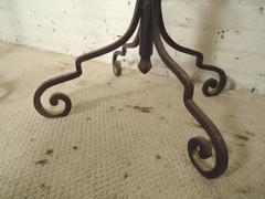 Pair of Tall Iron Candelabra