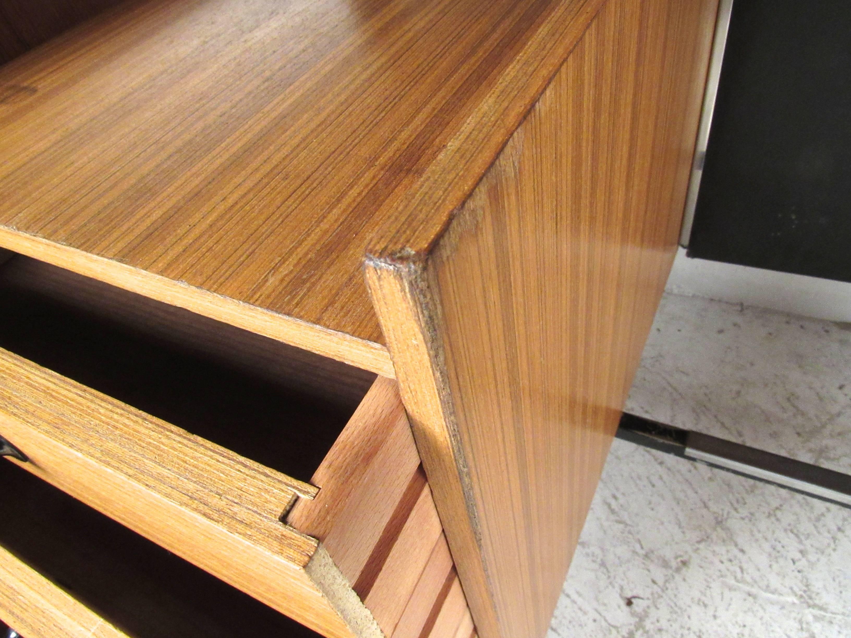 Mid-20th Century Unique Midcentury Style Floating Top Desk For Sale