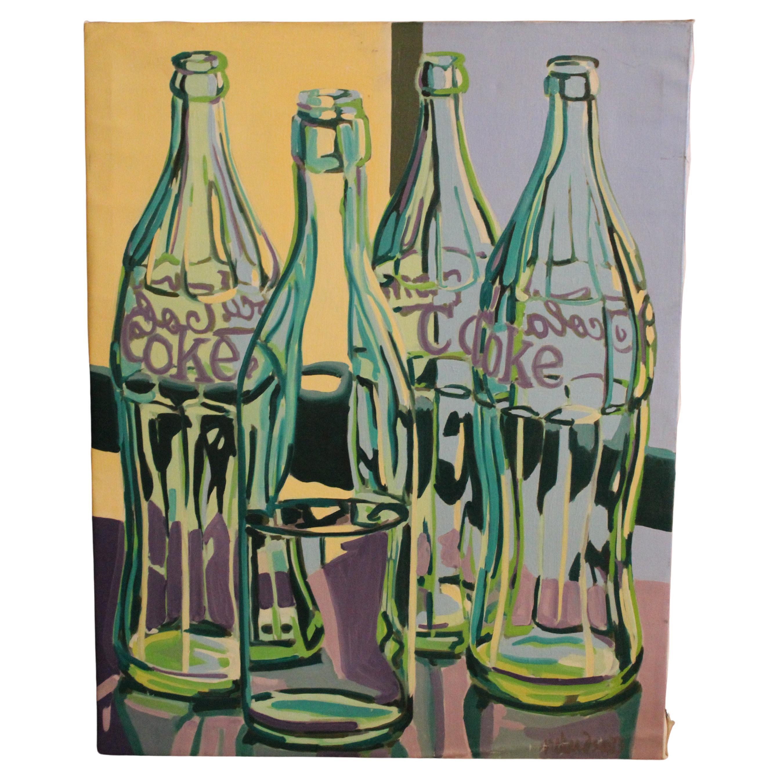 Original Coca-Cola Pop Art Canvas Still Life