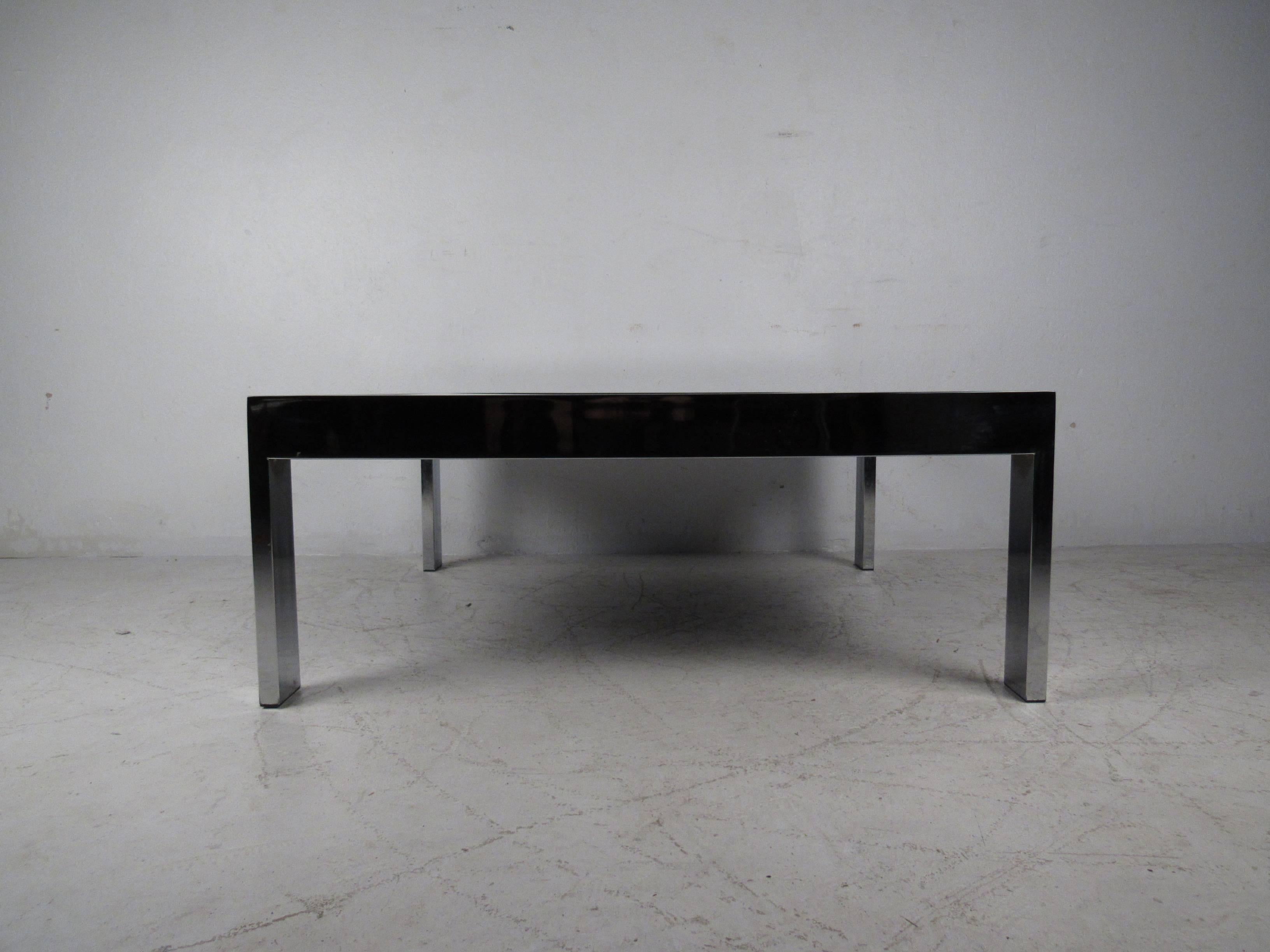 Italian Pace Collection Coffee Table by Leon Rosen For Sale