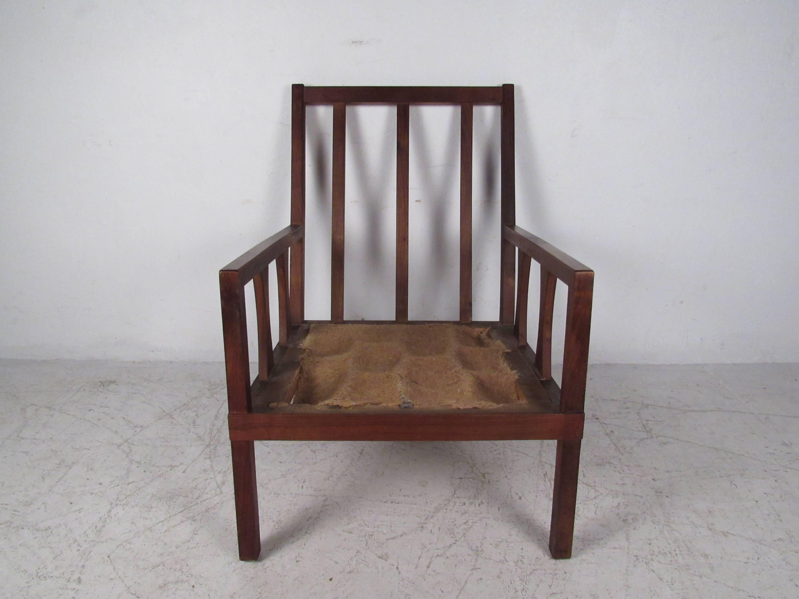 Moderner Sessel aus der Jahrhundertmitte im Angebot 1