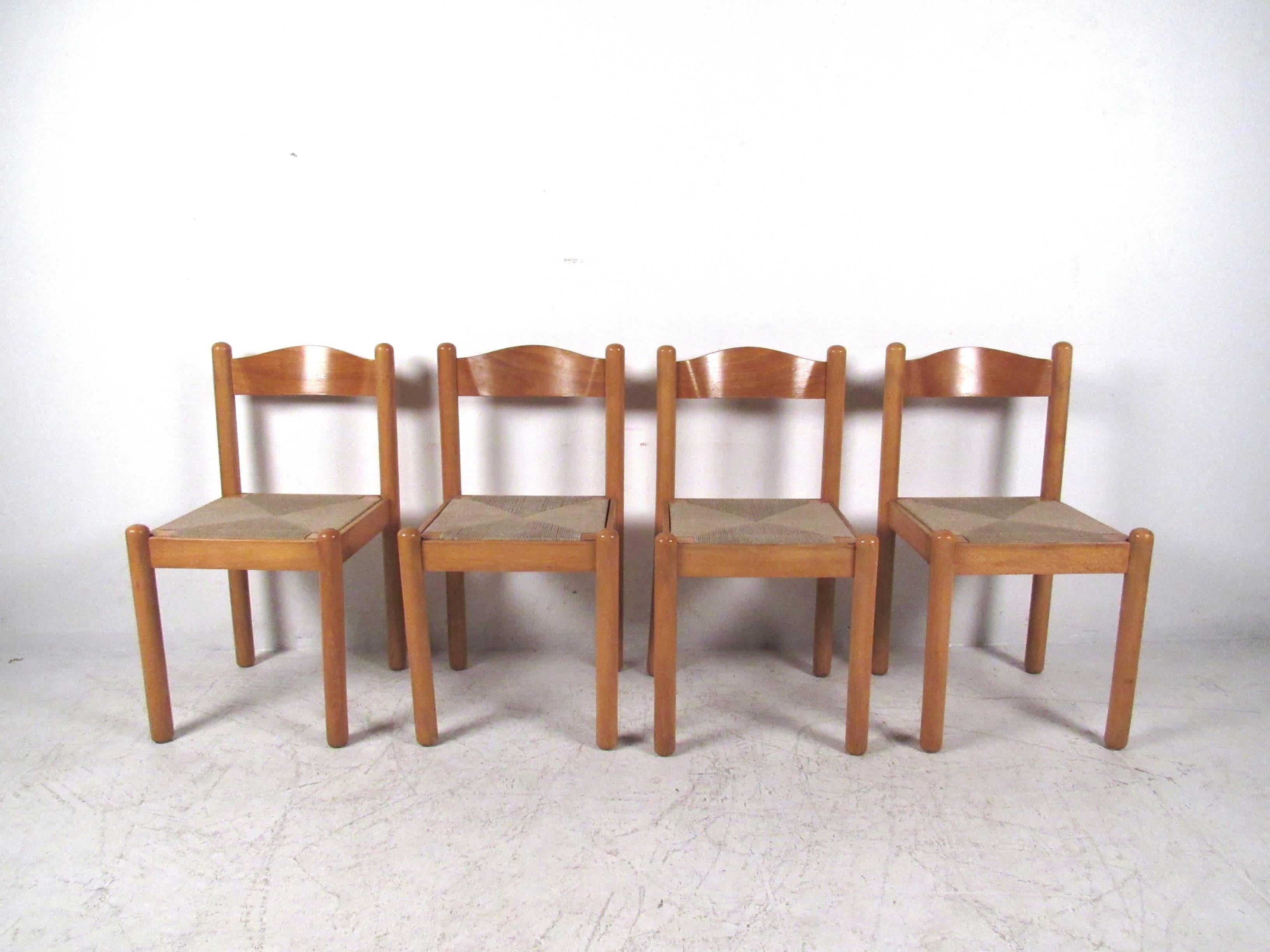 dining chairs with rush seats
