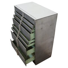 Vintage Industrial Rolling Surgical Chest by Hamilton MFG.