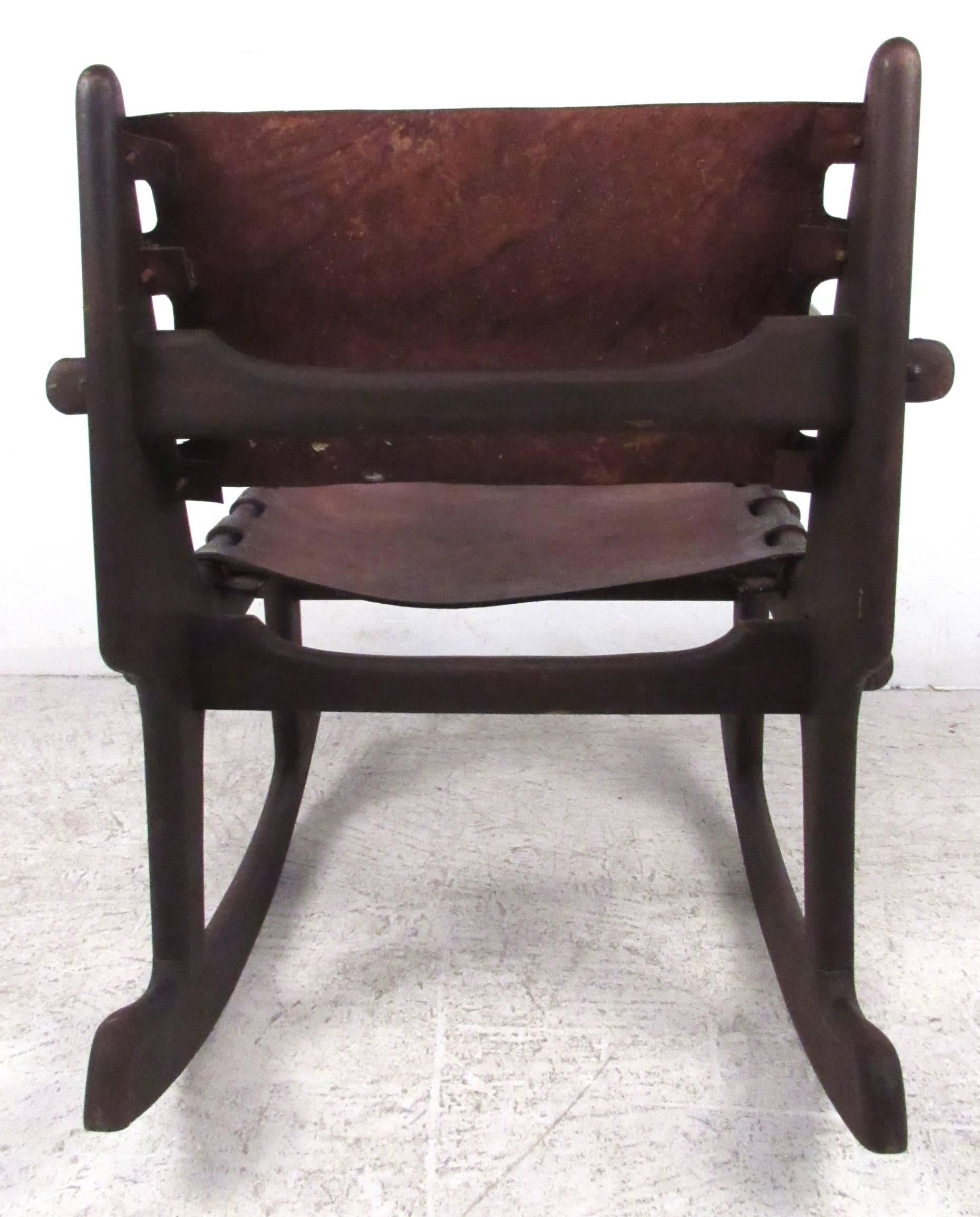 primitive rocking chair