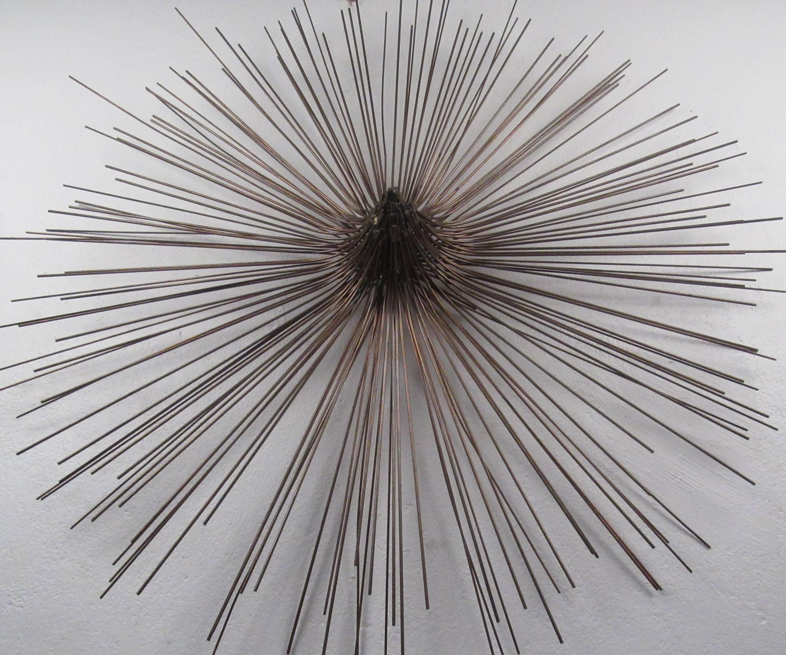 American Mid-Century C. Jere Style Sunburst Sculpture