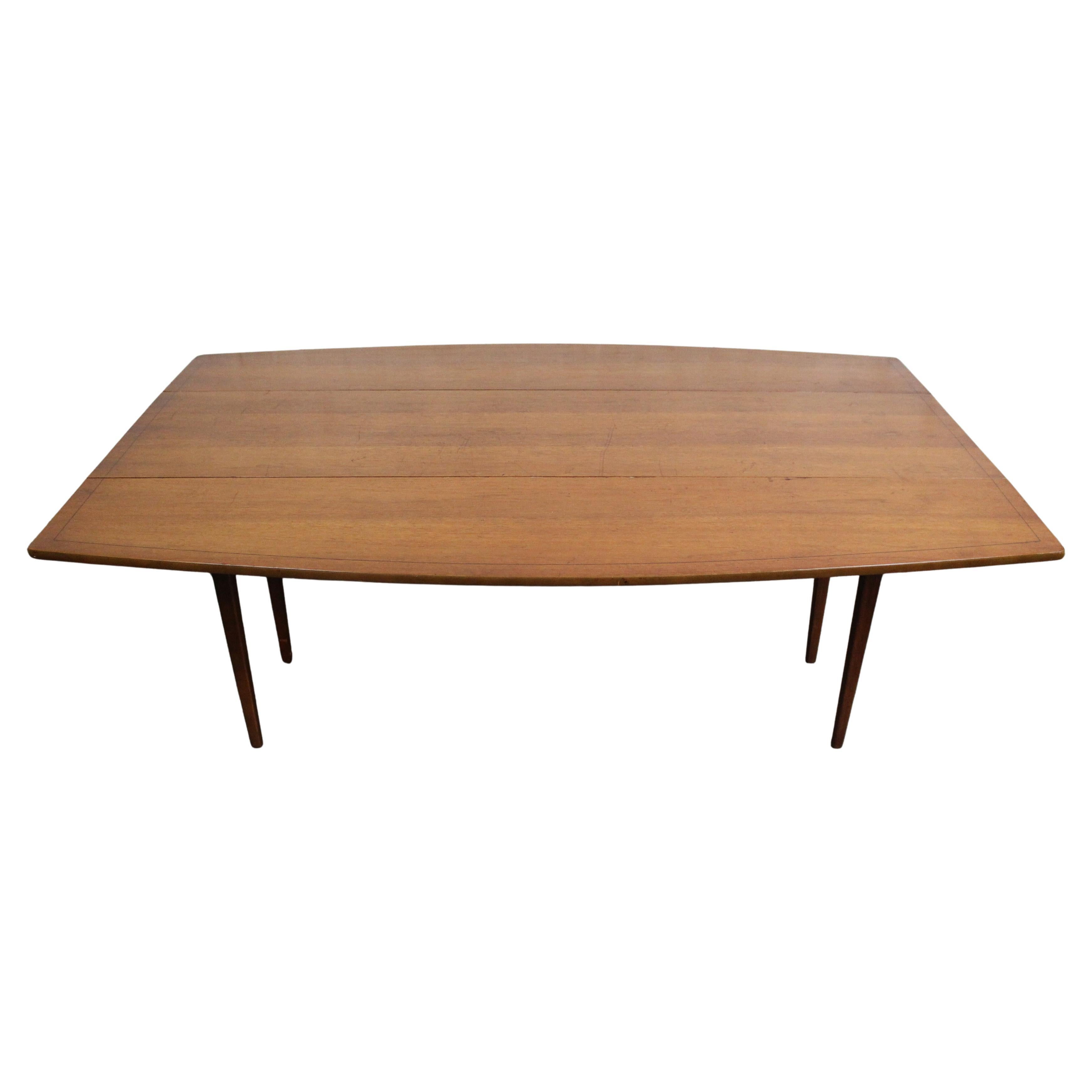 Mid-Century "Monaco Walnut" Console / Dining Table