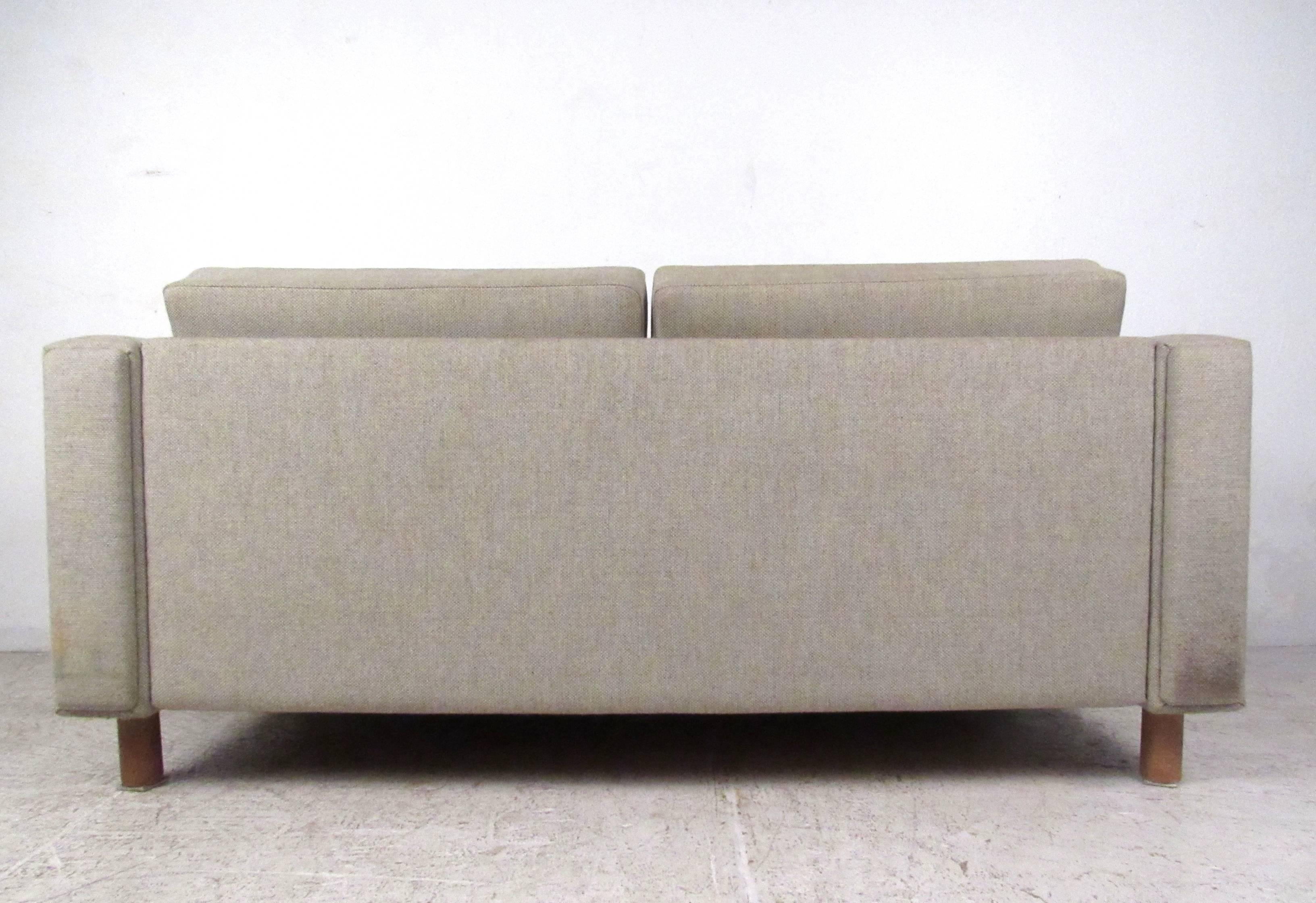 Upholstery Vintage Modern Hans Wegner Sofa and Loveseat