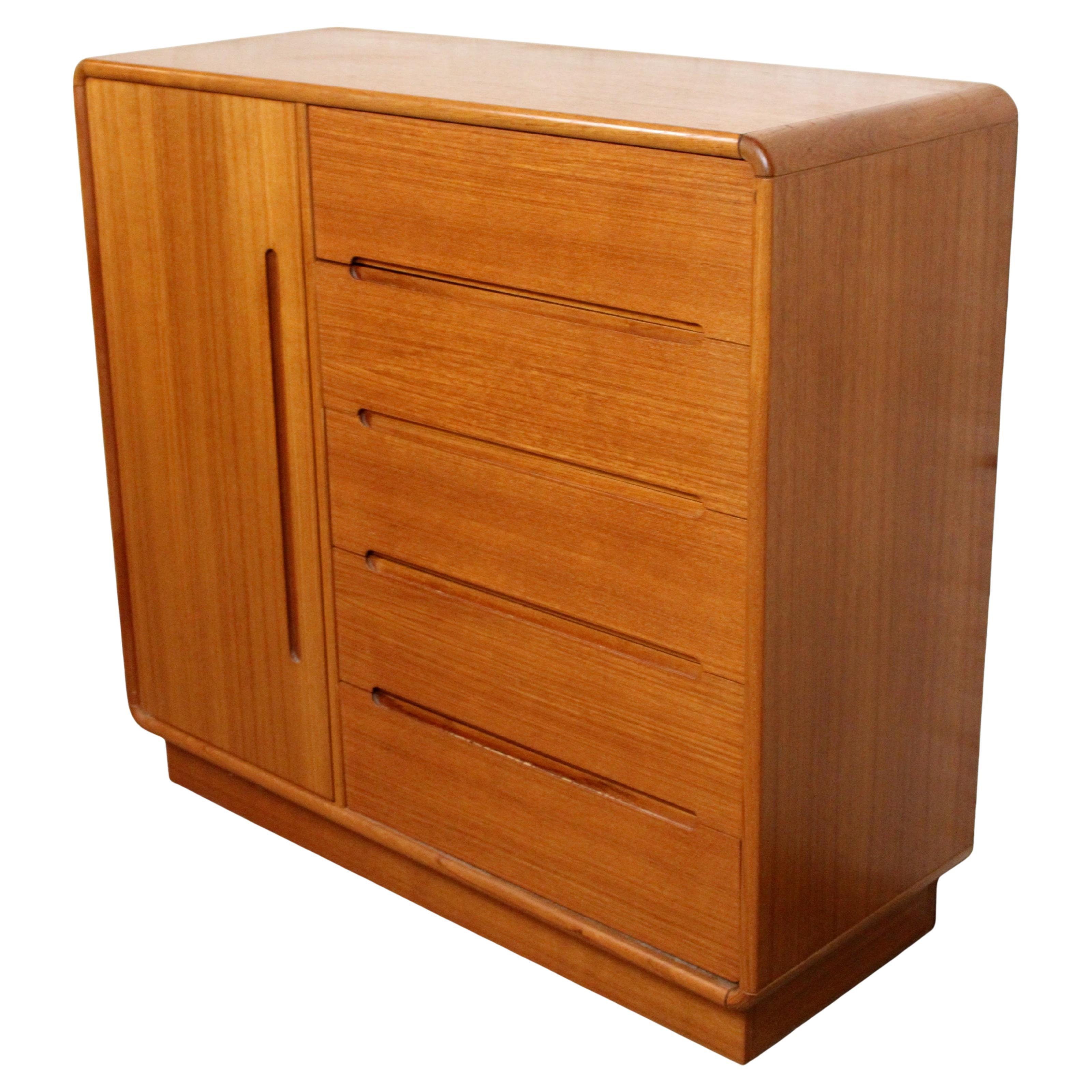 Vintage Teak Gentleman's Chest by Sun Cabinet