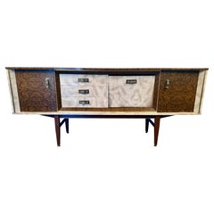 Vintage Two-toned Formica Credenza by Beautility