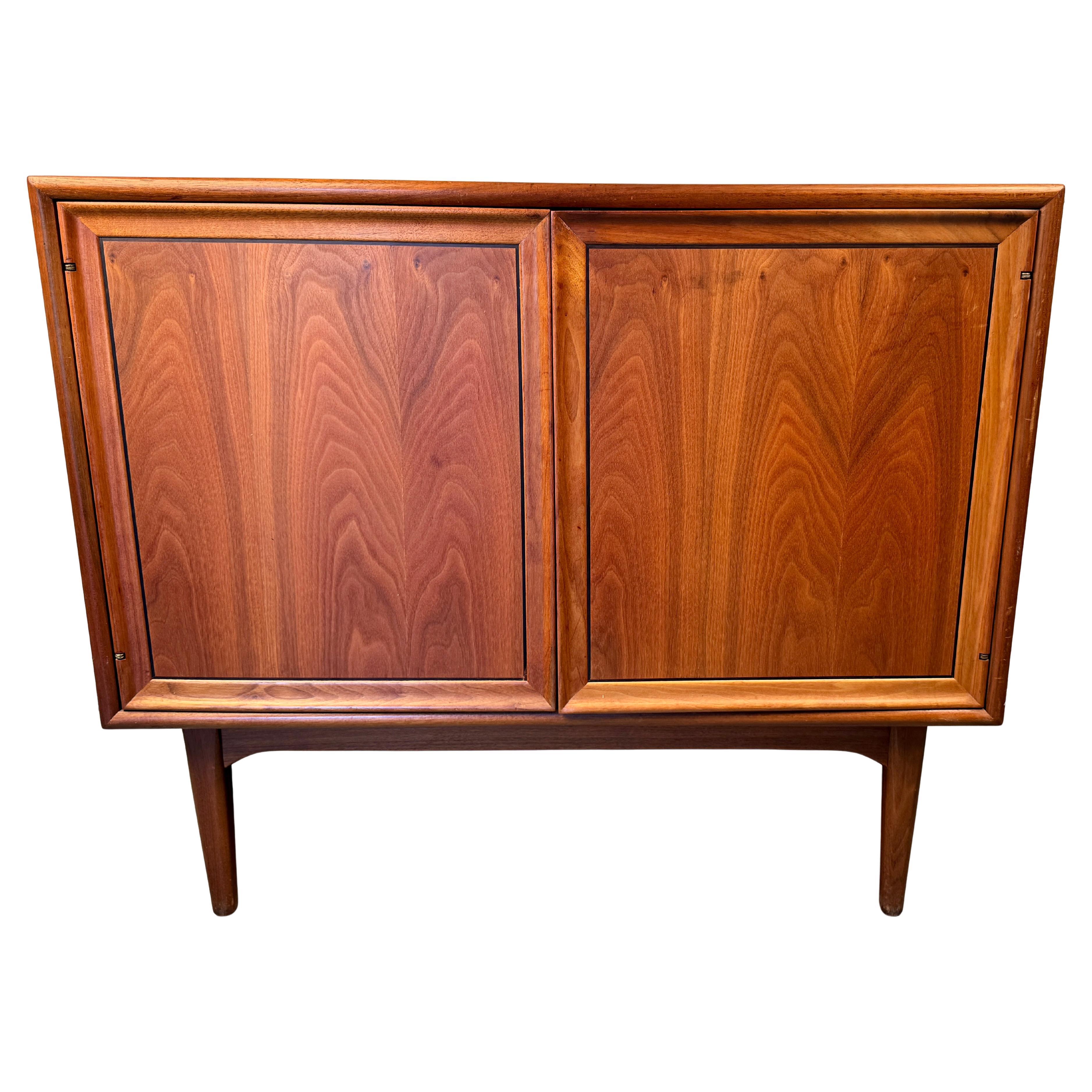 Mid-Century Modern Drexel Declaration Walnut Cabinet For Sale