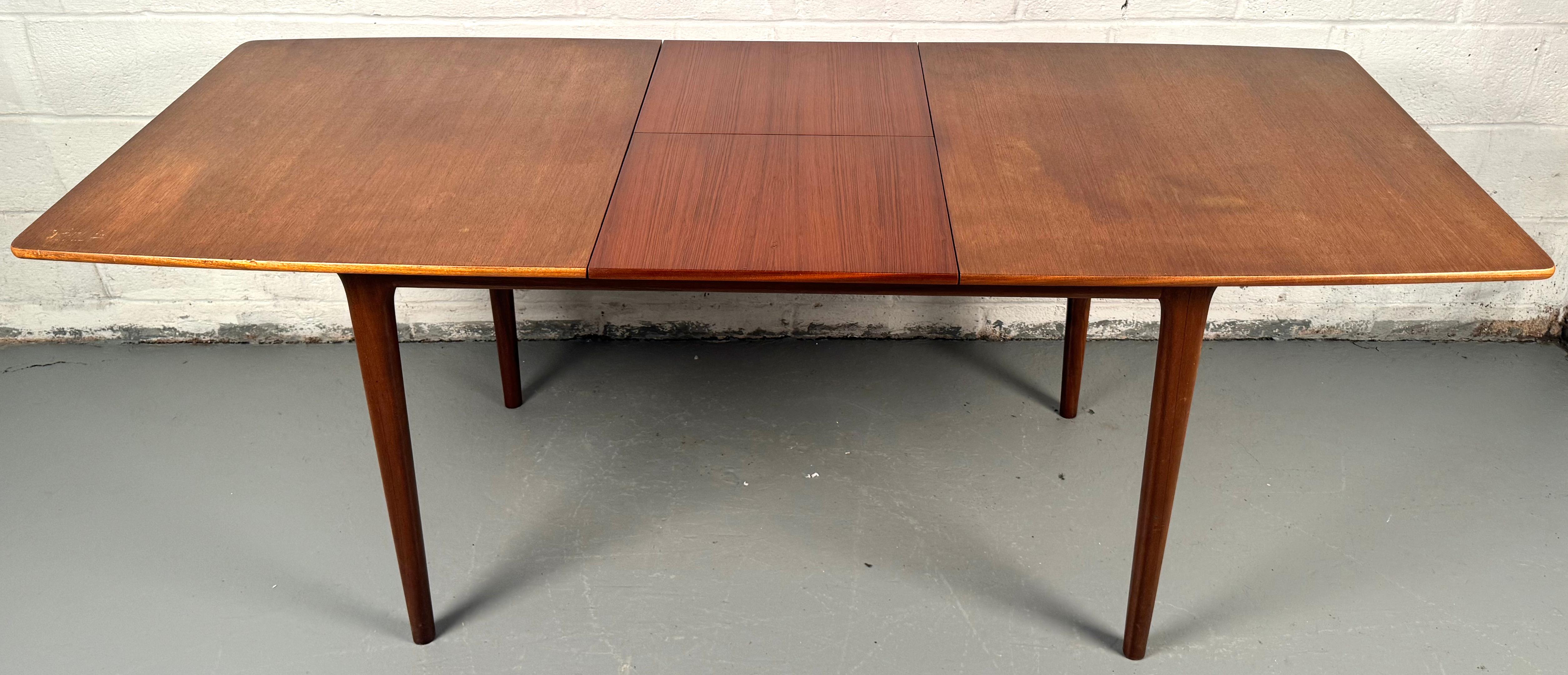 Mid-Century Extending Dining Table by A.H. McINTOSH For Sale 1