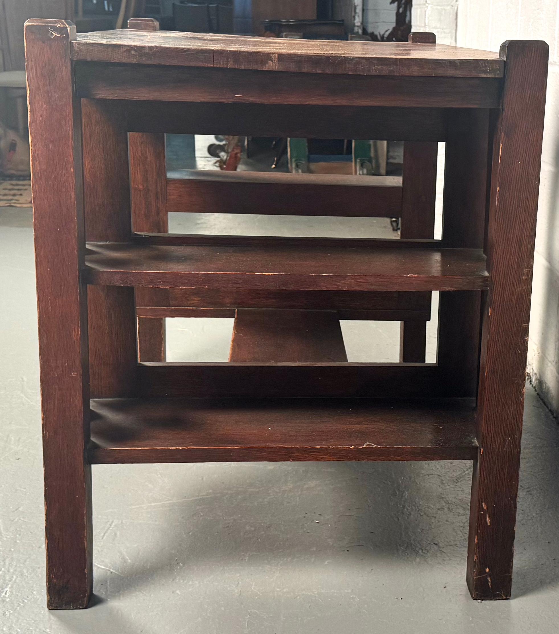 XIX secolo Scrivania vintage Mission Oak in vendita