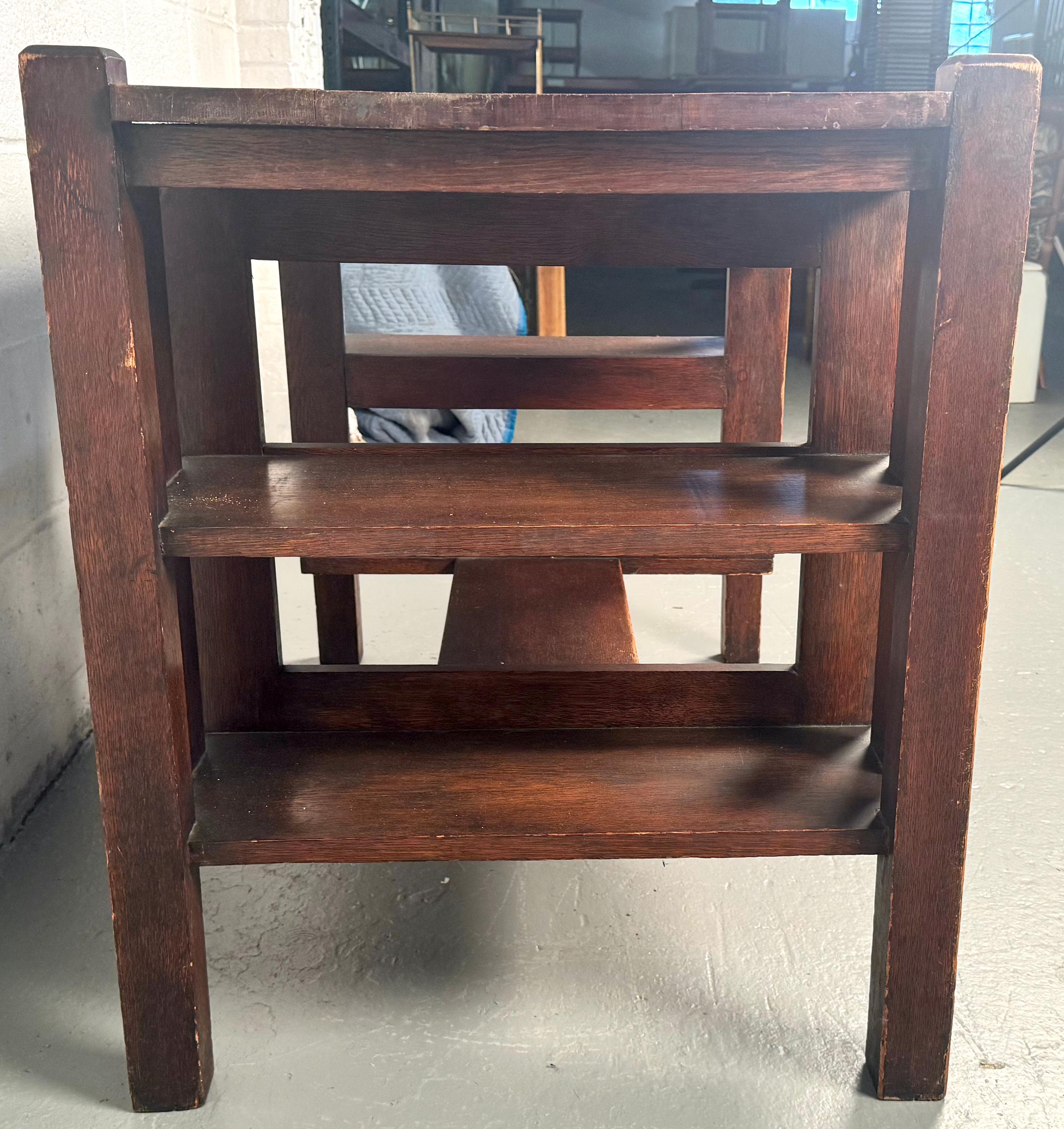 Quercia Scrivania vintage Mission Oak in vendita