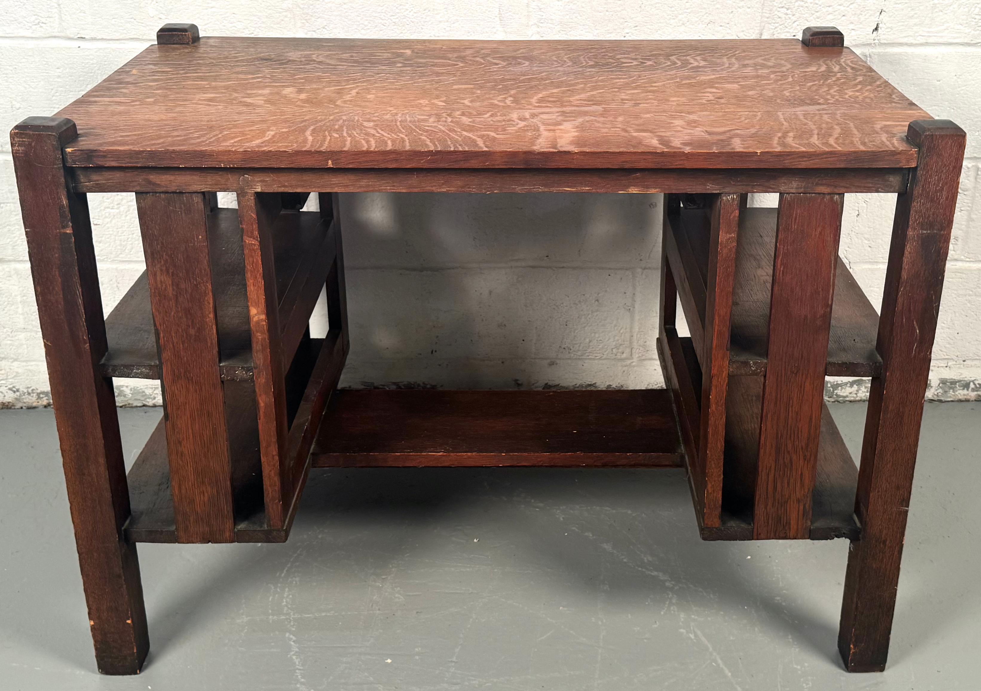Scrivania vintage Mission Oak in vendita 2