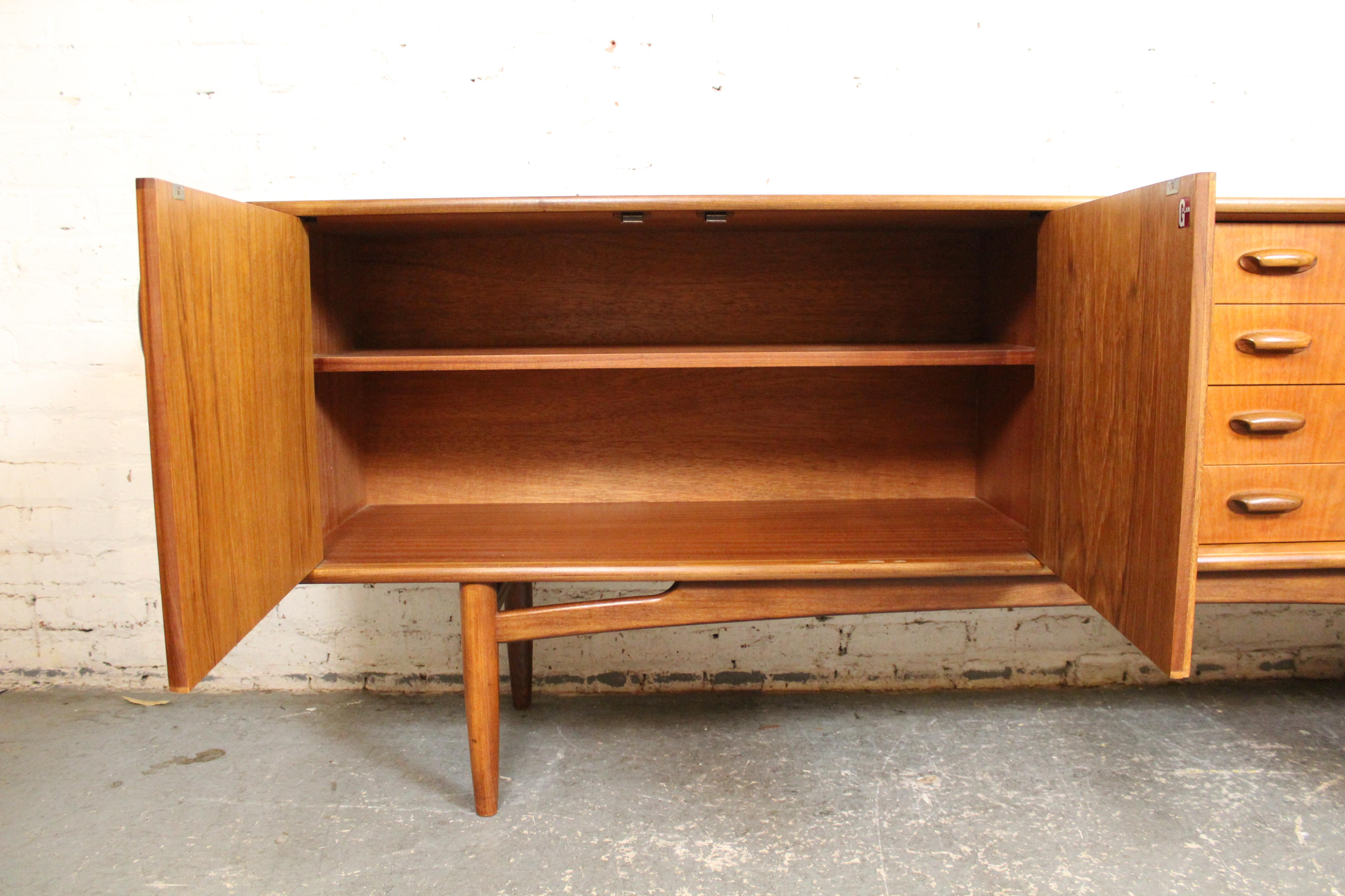 Mid-Century English Sideboard by V.B. Wilkins for G-Plan For Sale 4