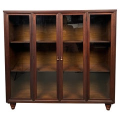 Mid-Century Glass Display Hutch