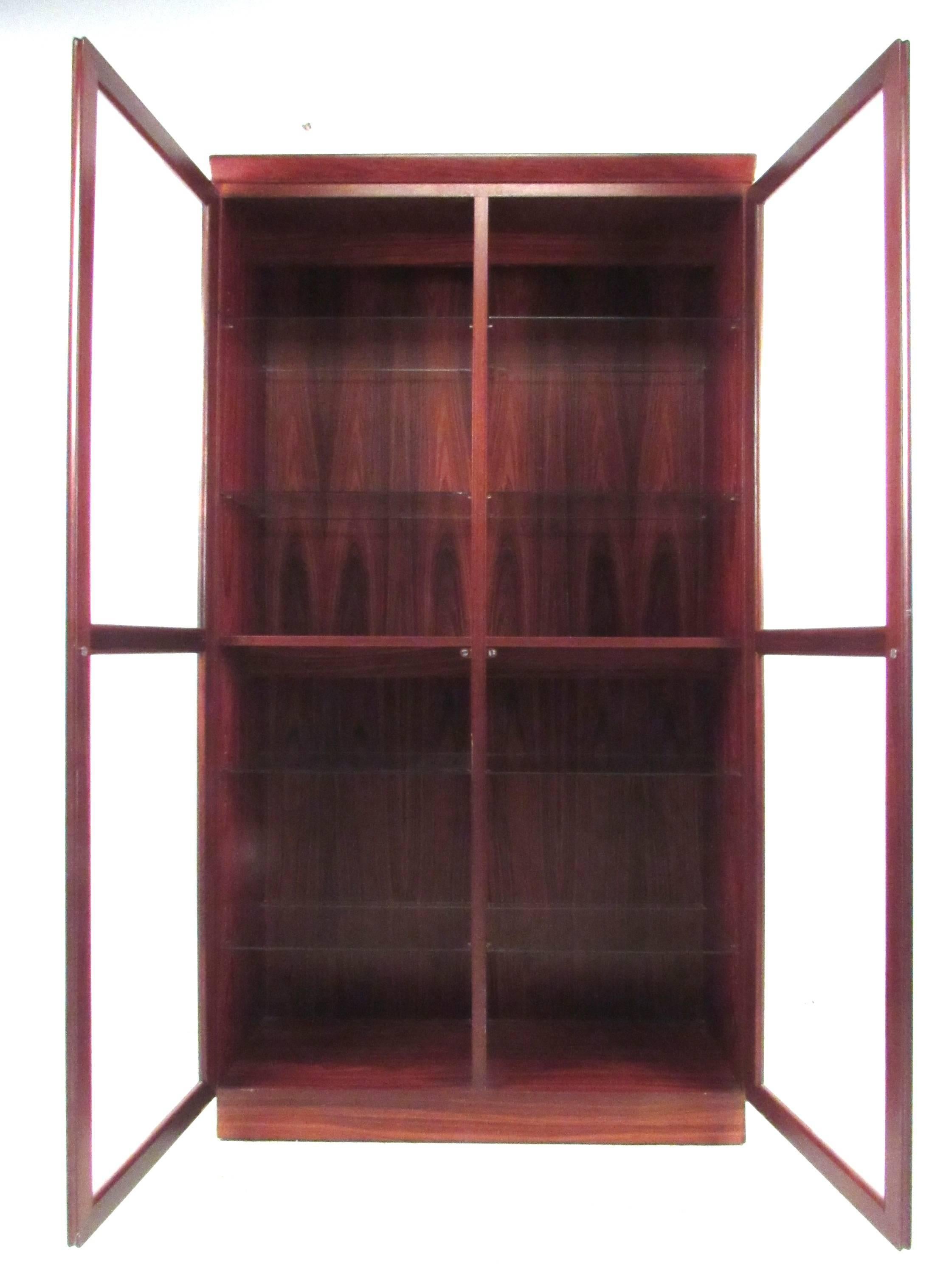 20th Century Rosewood Display Cabinet by Skovby