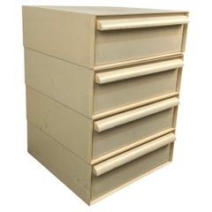 Mid-Century Modern Plastic Tower Cabinet designed by Simon Fussell