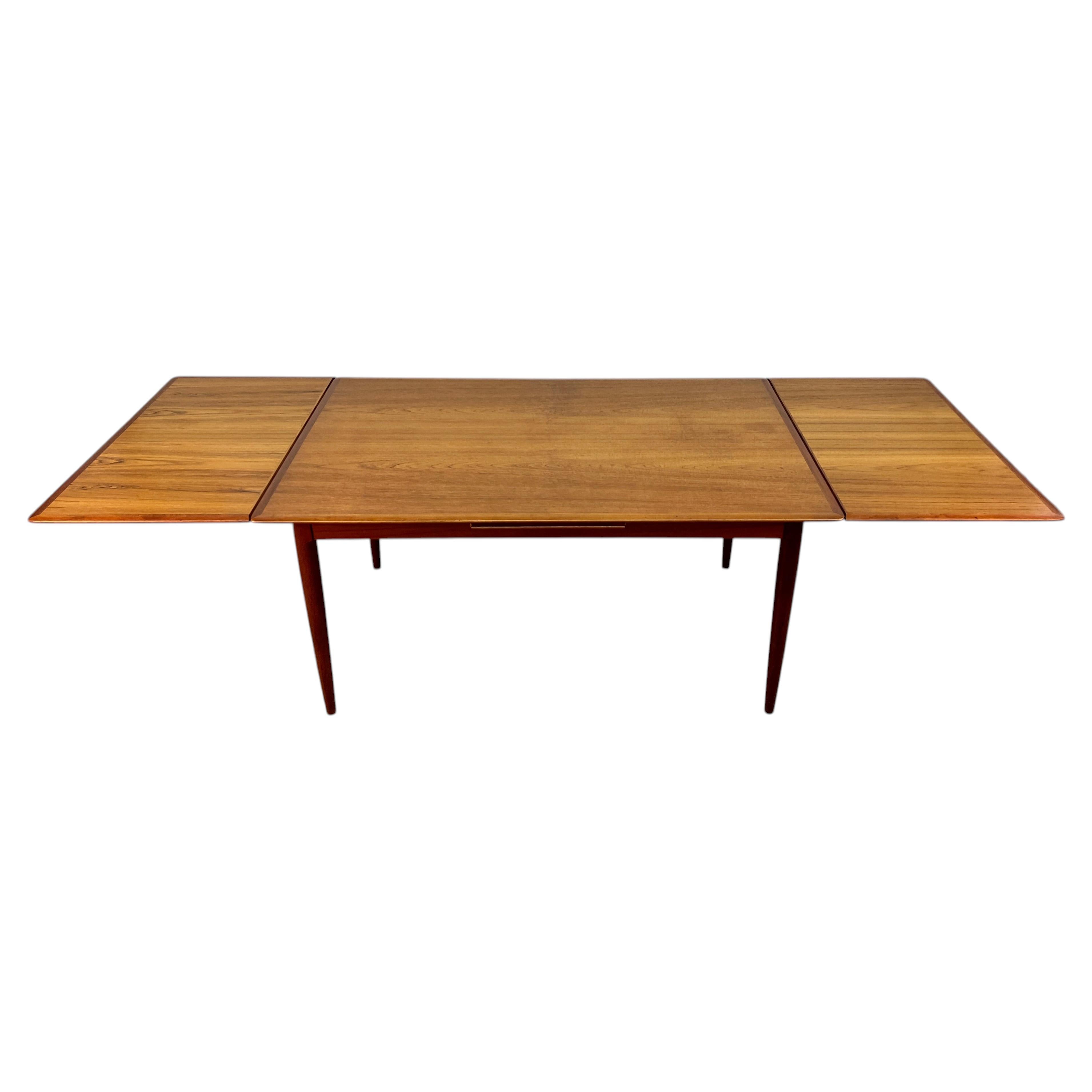 Skovmand & Andersen for Moreddi Teak Draw-Leaf Dining Table For Sale