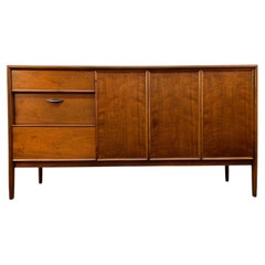 Barney Flagg for Drexel 'Parallel' Mid-Century Walnut Credenza